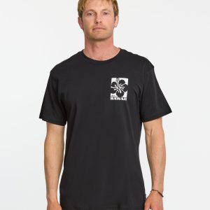 Hi Hibiscus Classic T-shirt - Black