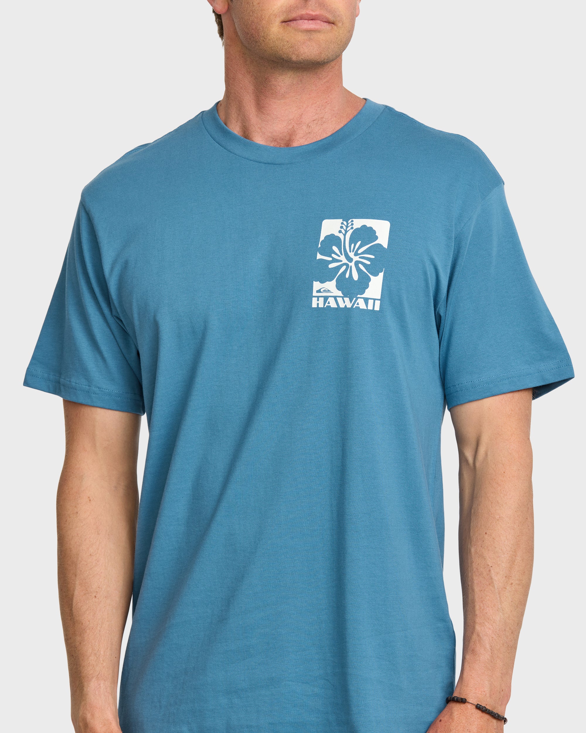 Hi Hibiscus Classic T-shirt - Copen Blue - Image 5