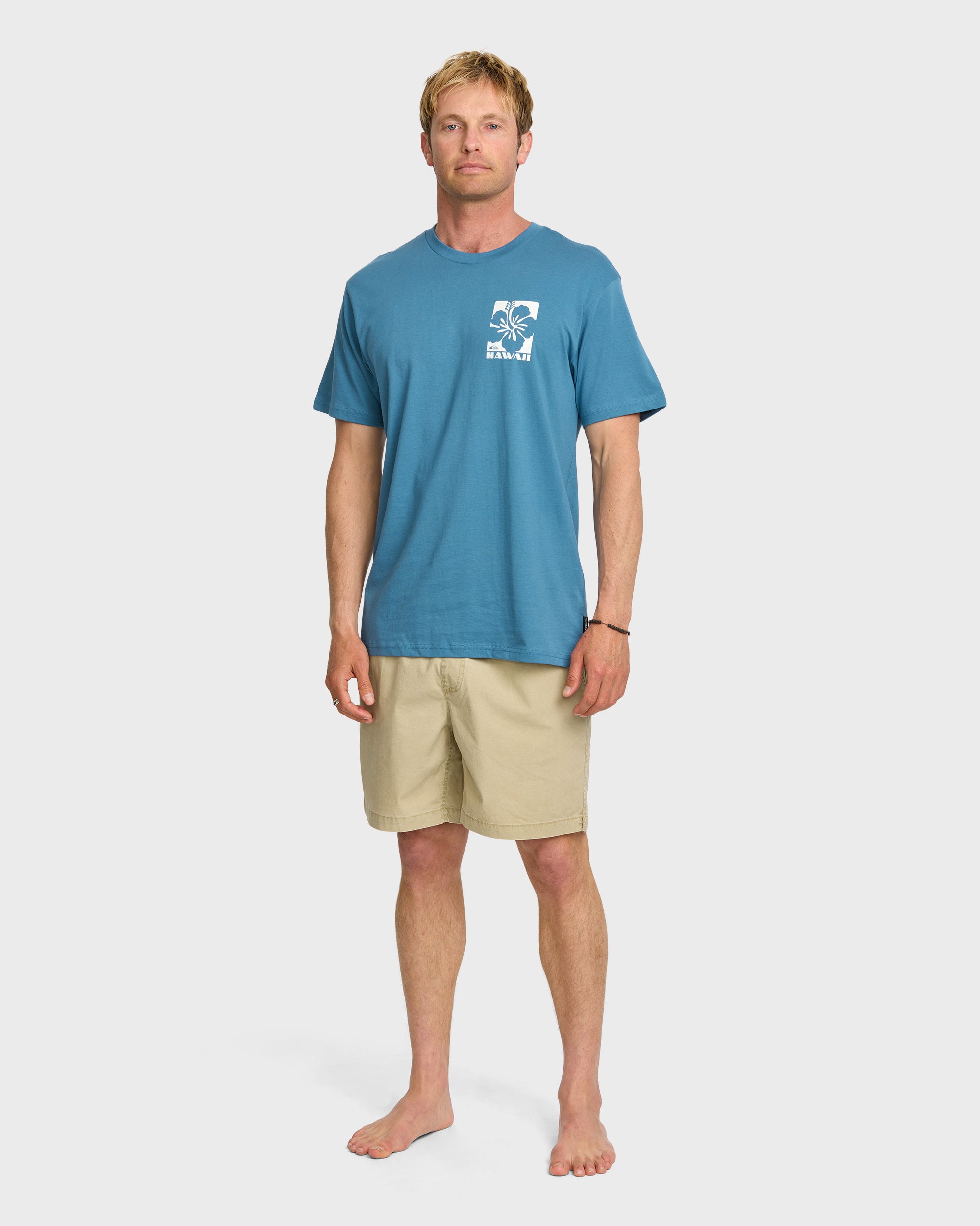 Hi Hibiscus Classic T-shirt - Copen Blue - Image 3