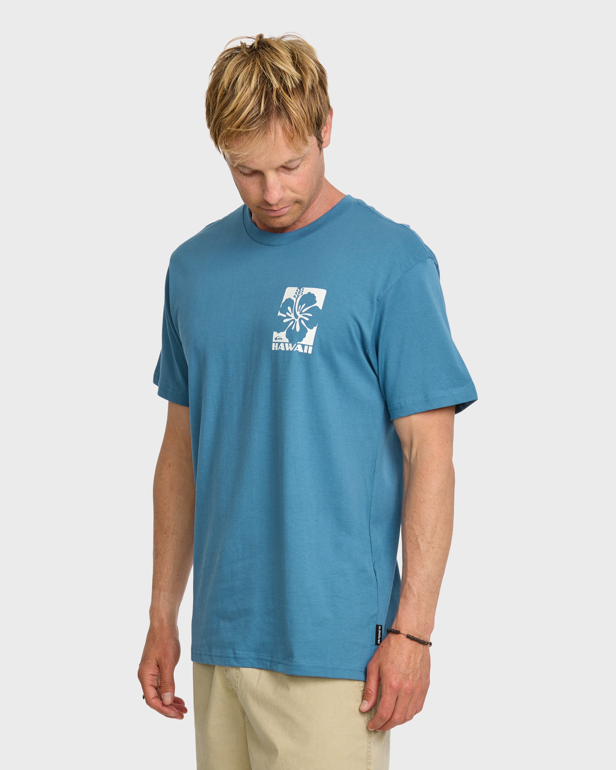 Hi Hibiscus Classic T-shirt - Copen Blue - Image 4