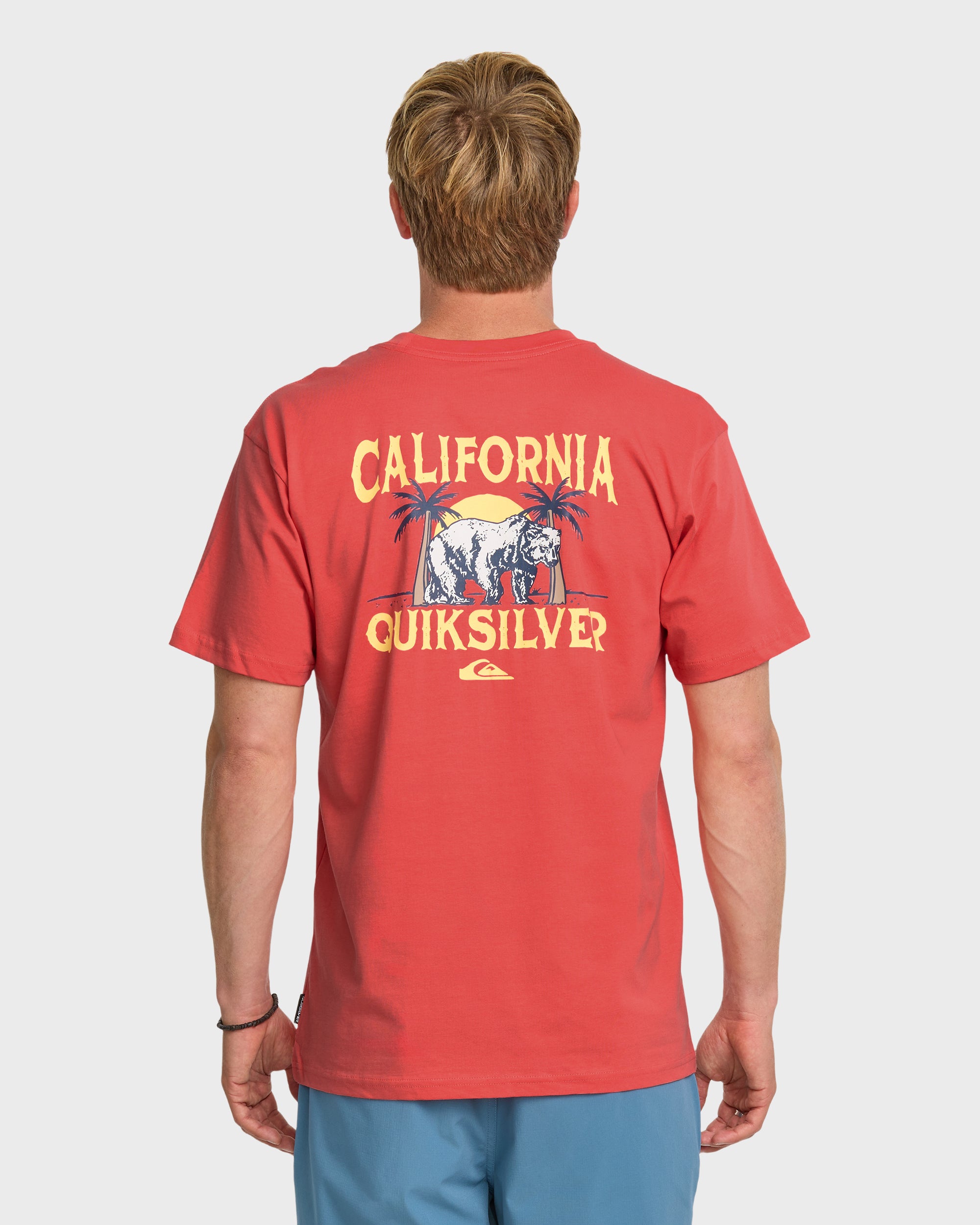 Ca Bear Set T-Shirt - Coral - Image 2