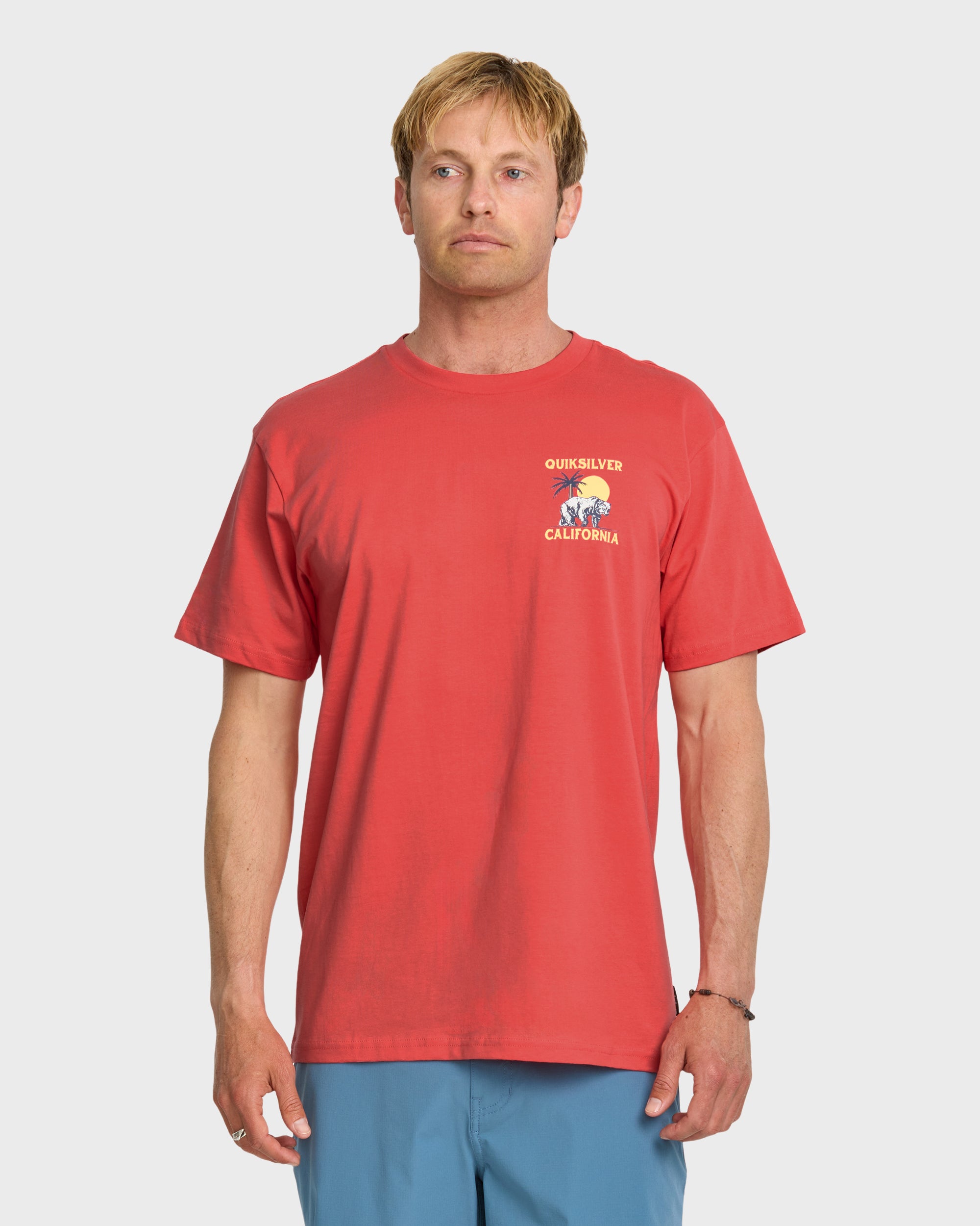 Ca Bear Set T-Shirt - Coral