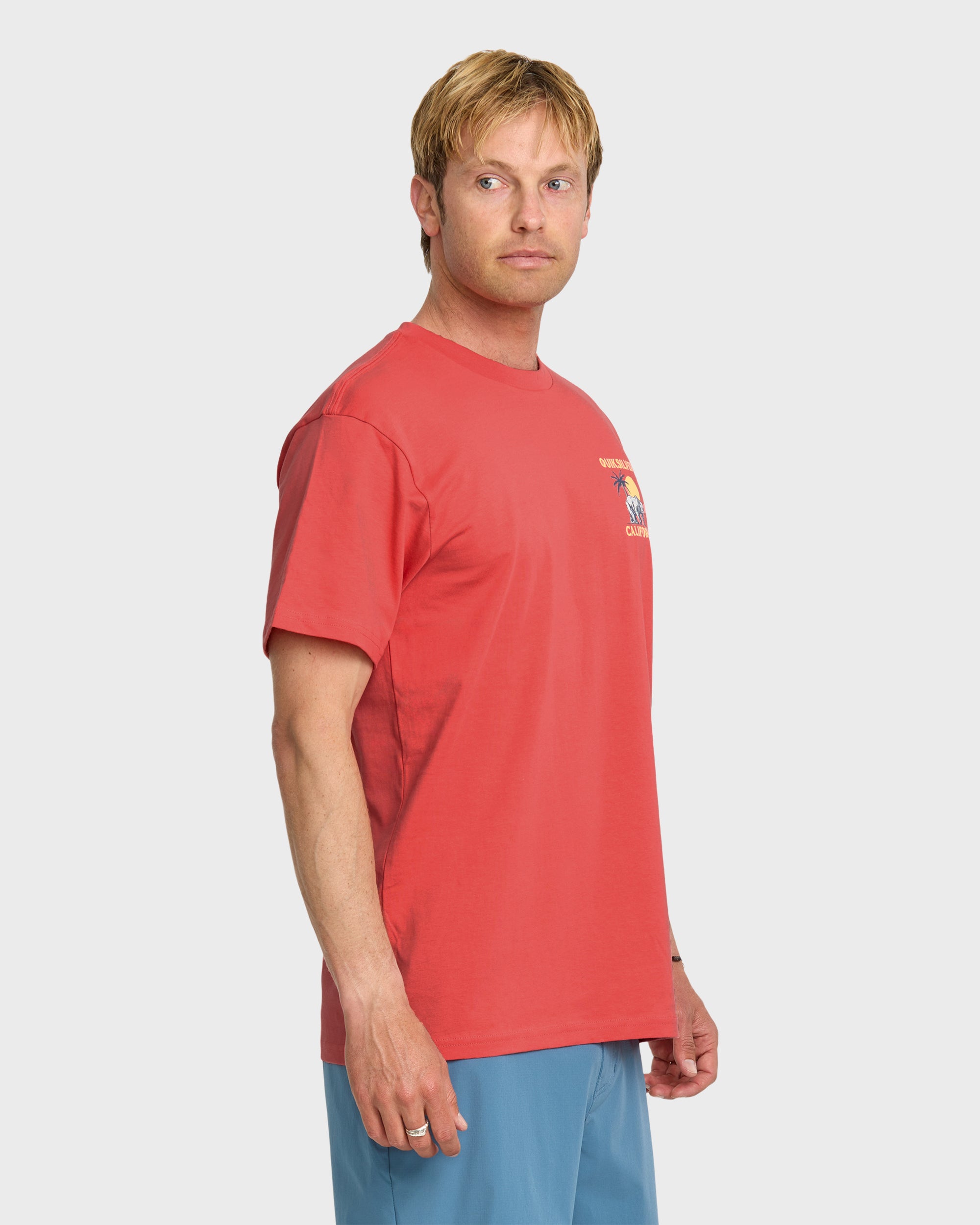 Ca Bear Set T-Shirt - Coral - Image 4