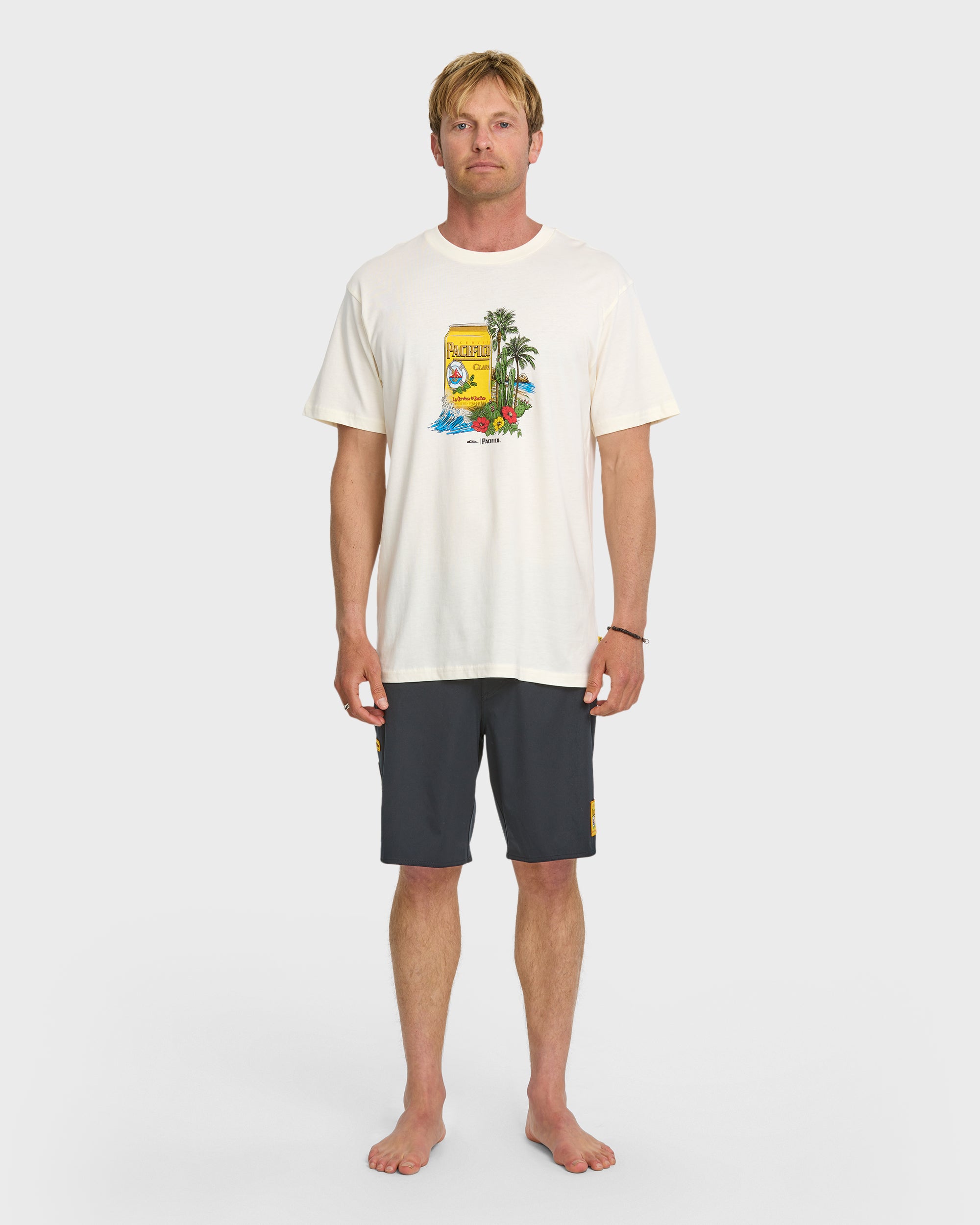 Quiksilver x Pacifico Sunstroke T-Shirt - Tofu - Image 5
