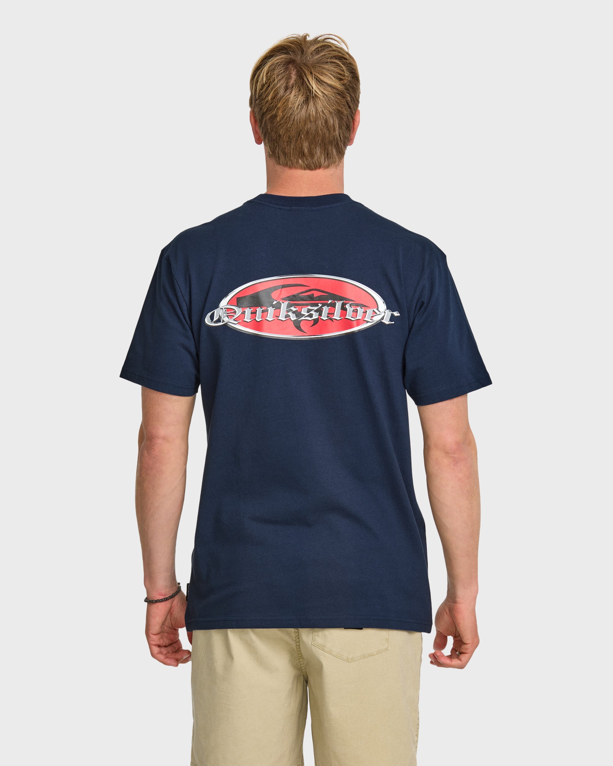 Chrome English Mercury T-Shirt - Black Iris - Image 2
