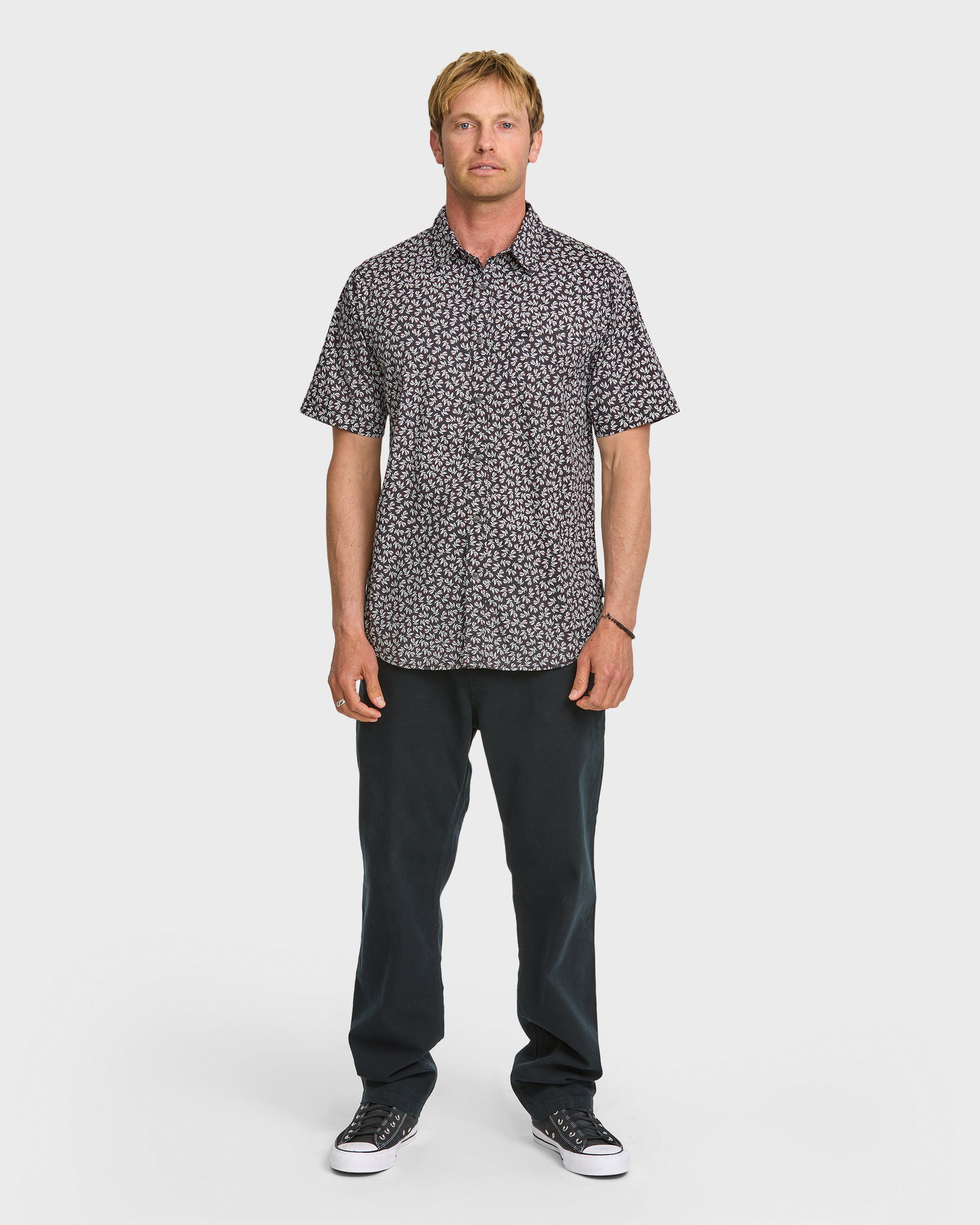 Ditseaweed Classic Stretch Short Sleeve Shirt - Phantom - Image 3