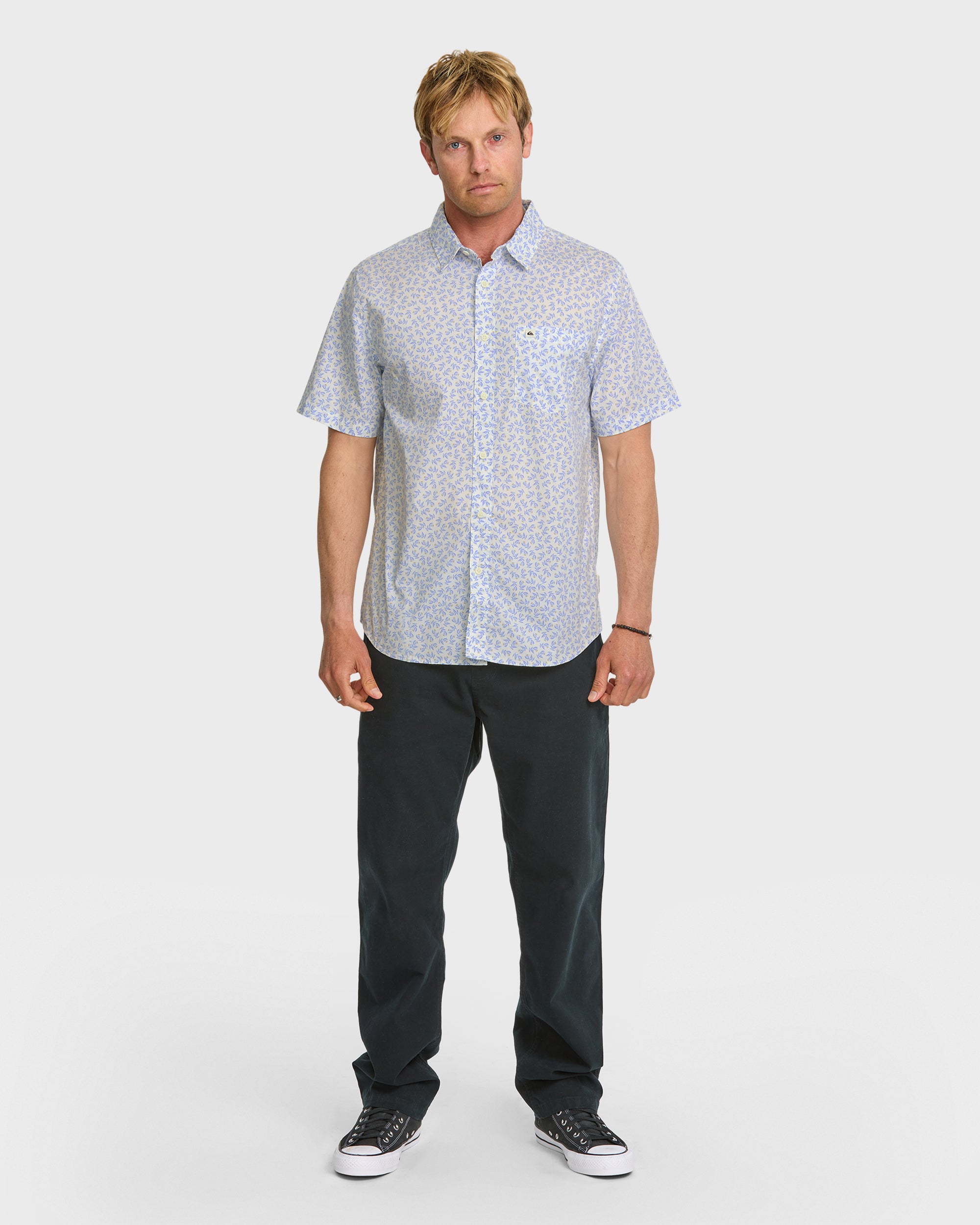 Ditseaweed Classic Stretch Short Sleeve Shirt - Skyway - Image 3