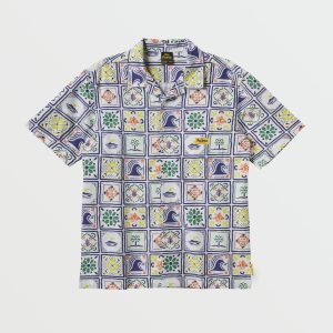 Quiksilver x Pacifico Baja Casual Short Sleeve Shirt - Off White