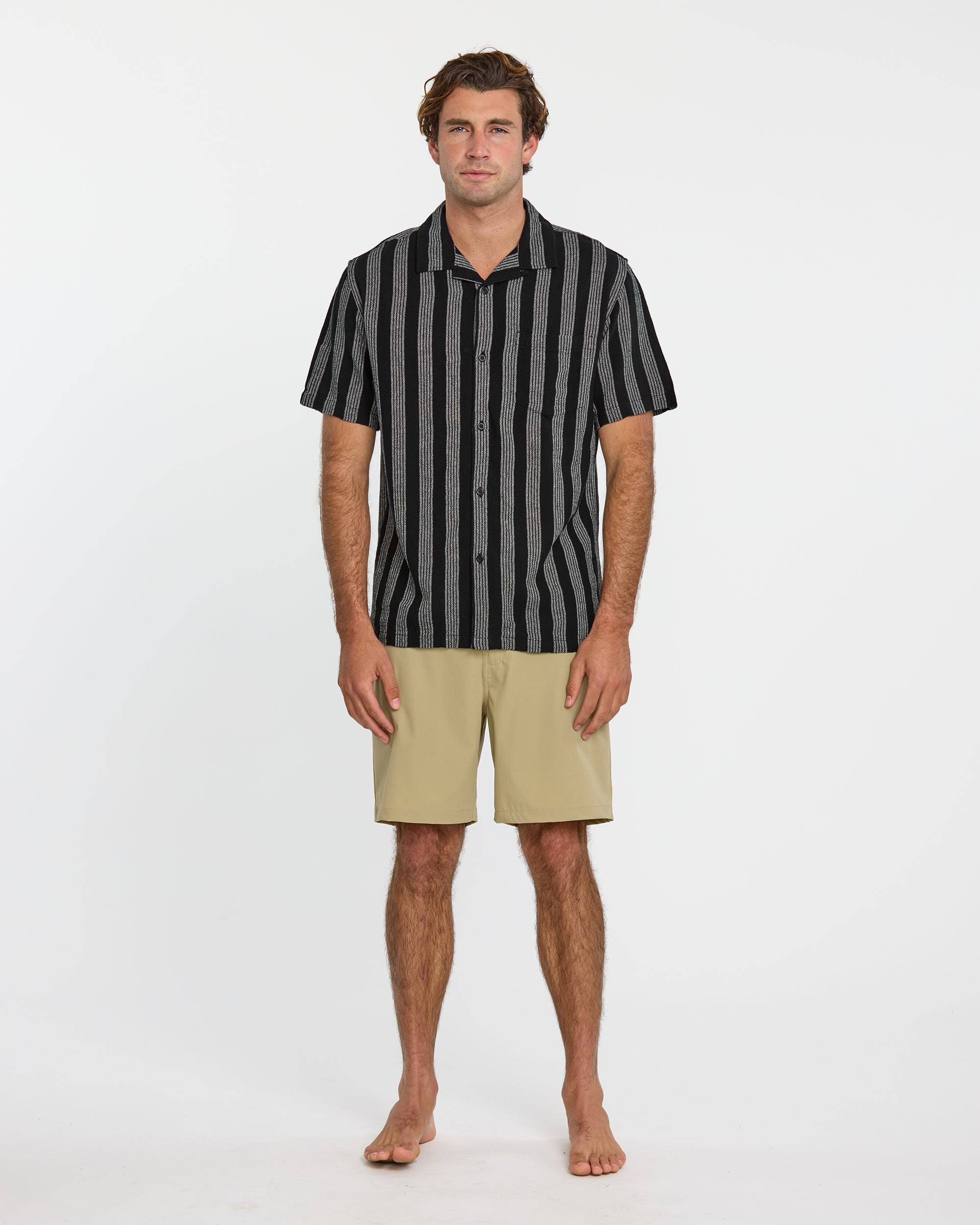 Nightfall Island Short Sleeve Shirt - Black - Image 3