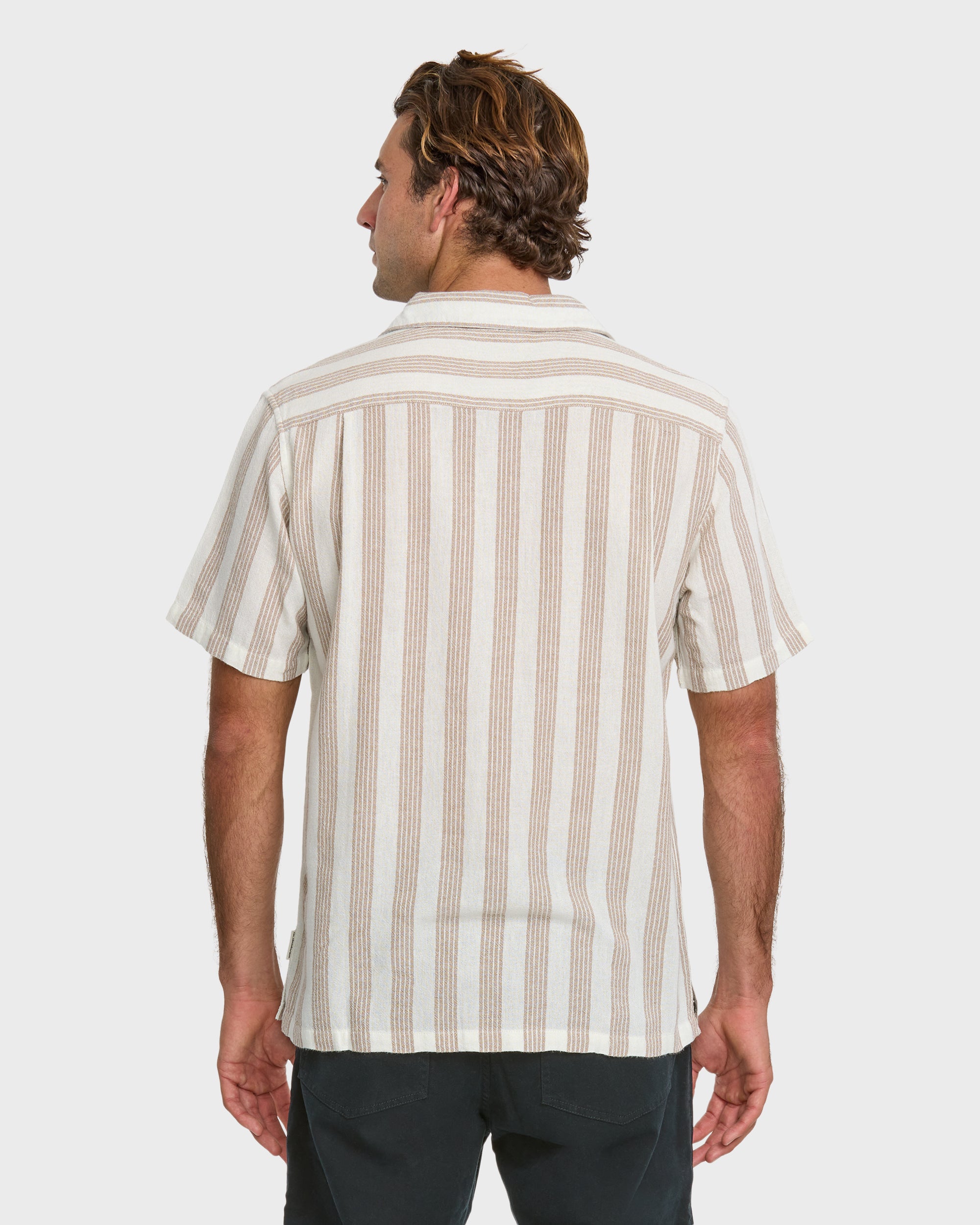 Nightfall Island Short Sleeve Shirt - Off White - Image 2