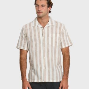Nightfall Island Short Sleeve Shirt - Off White