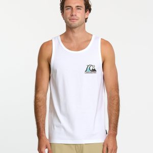 Bubble Fade Tank - White