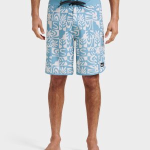 Surfsilk Scallop Terra 19 Boardshorts - Dusty Turquoise