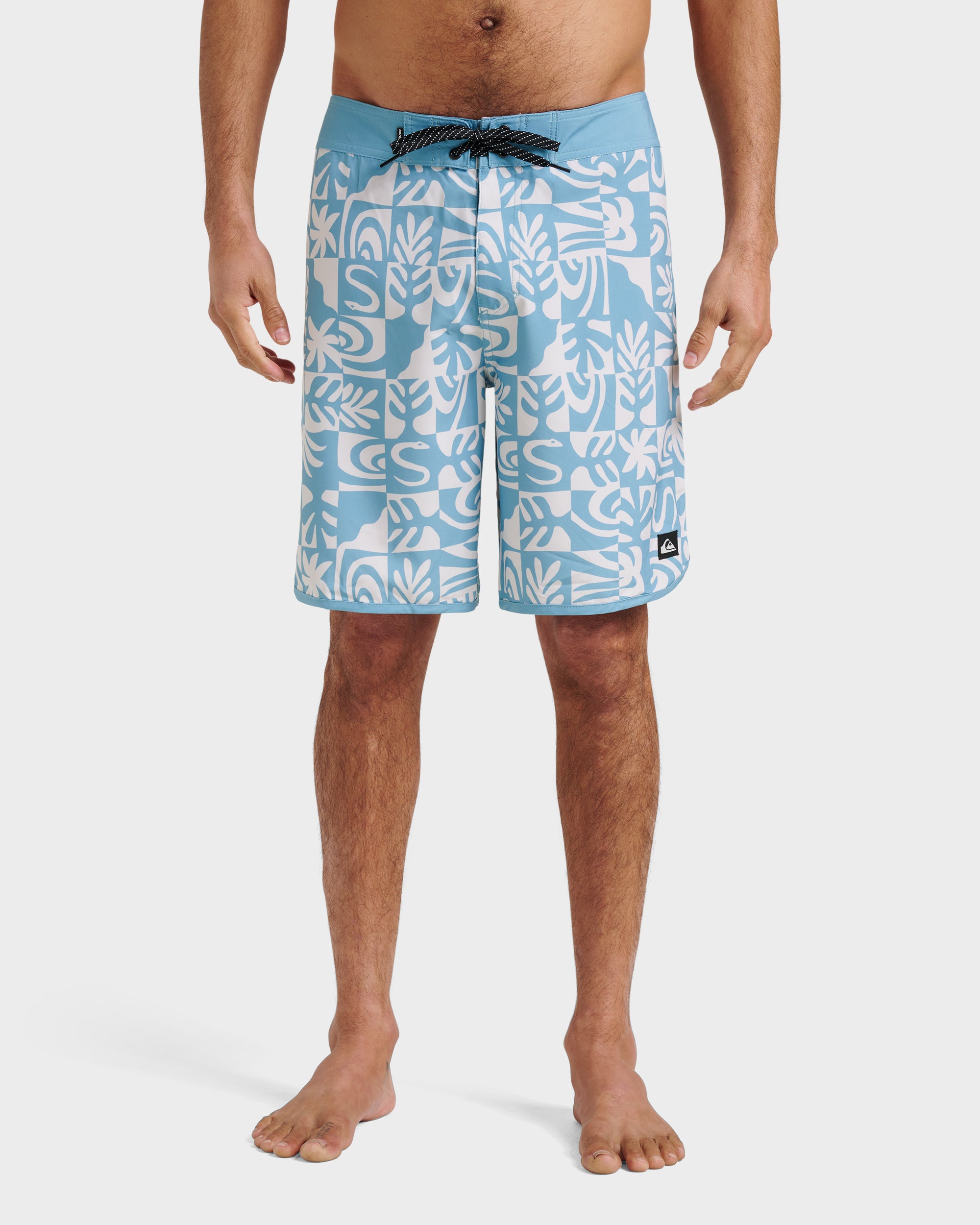 Surfsilk Scallop Terra 19 Boardshorts - Dusty Turquoise