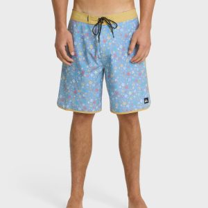 Surfsilk Scallop Ditsy 19 Boardshorts - Ashley Blue