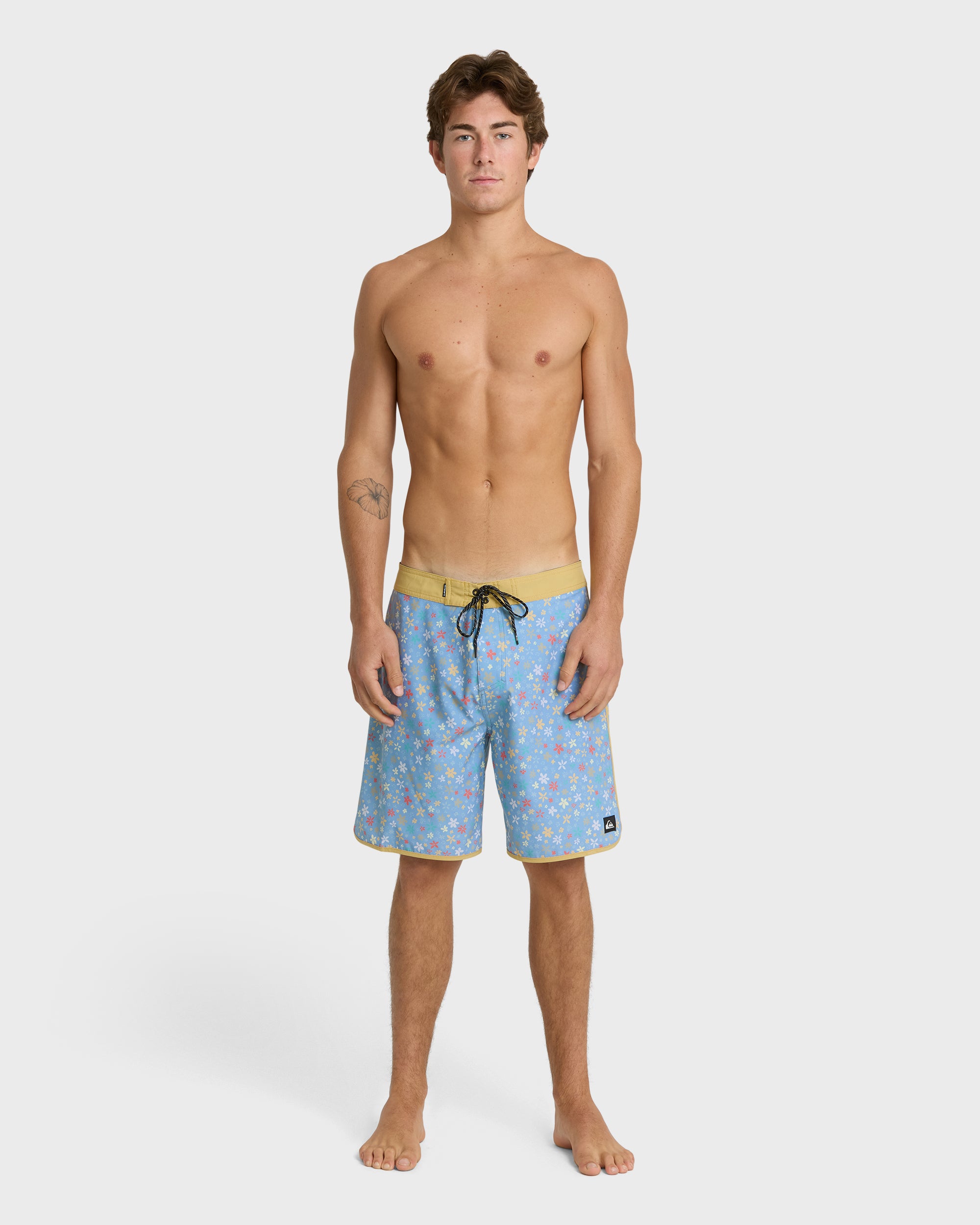 Surfsilk Scallop Ditsy 19 Boardshorts - Ashley Blue - Image 3