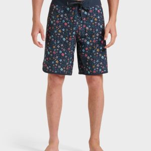 Surfsilk Scallop Ditsy 19 Boardshorts - Black