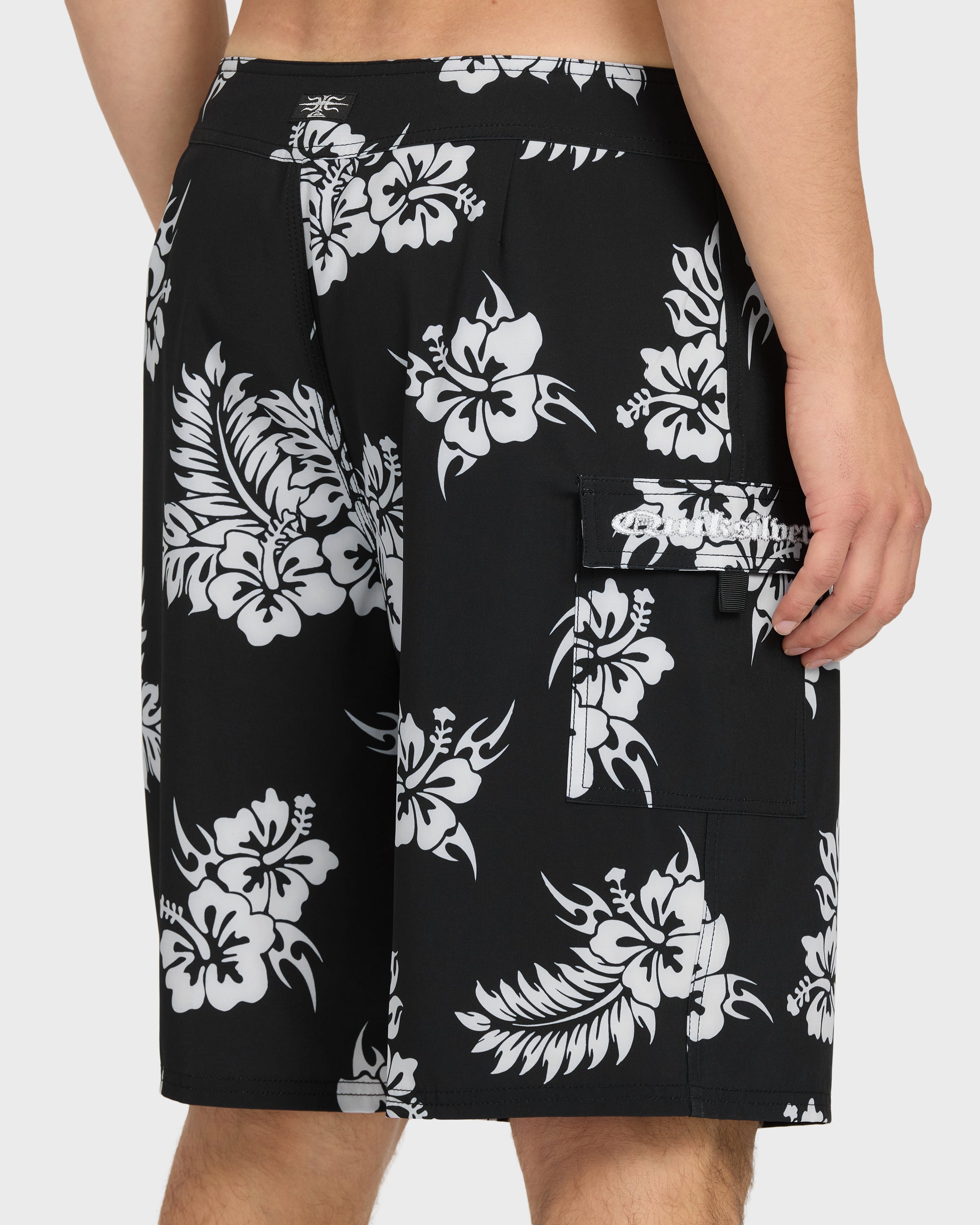 Mercury Floral 21 Boardshorts - Black - Image 8