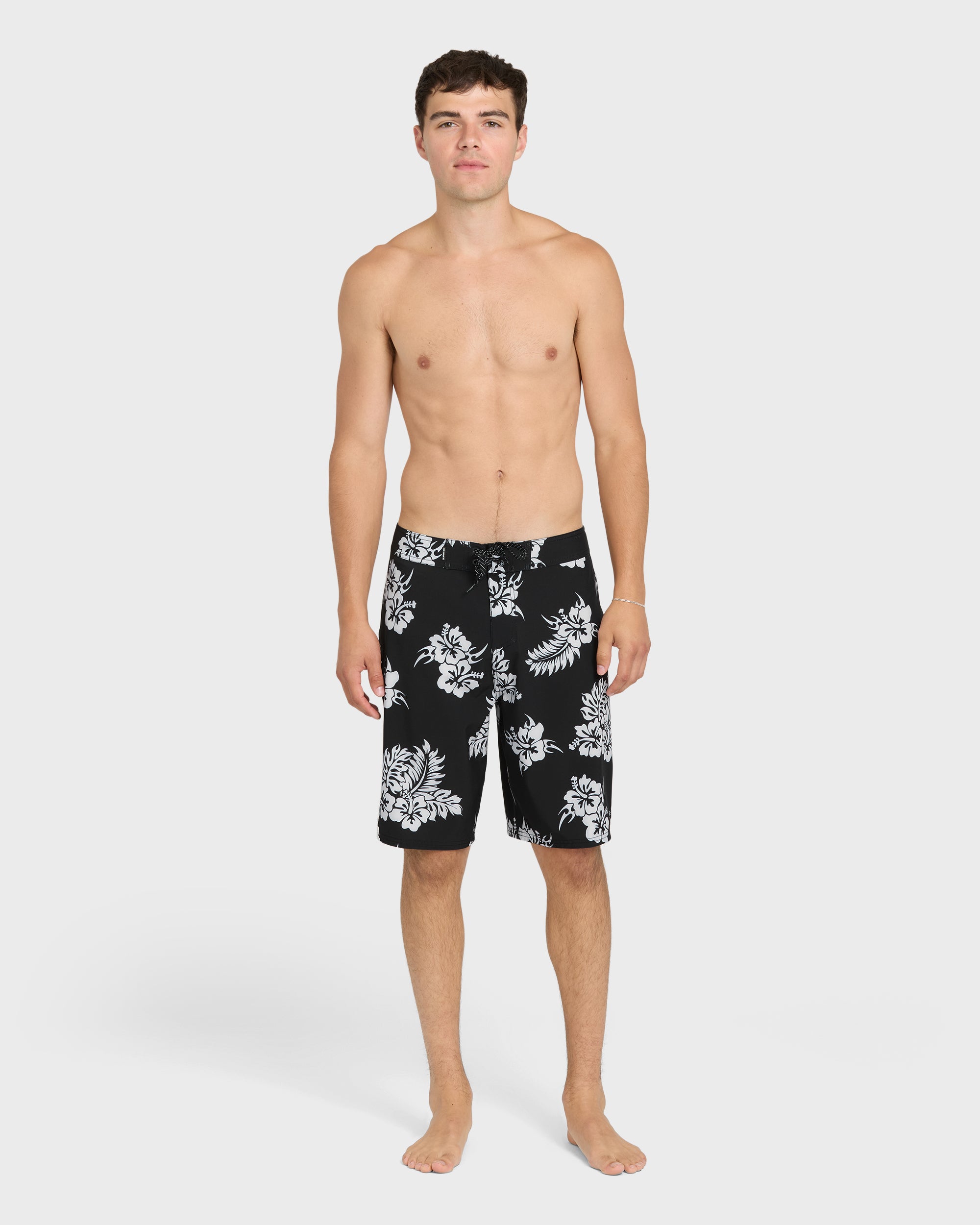 Mercury Floral 21 Boardshorts - Black - Image 7