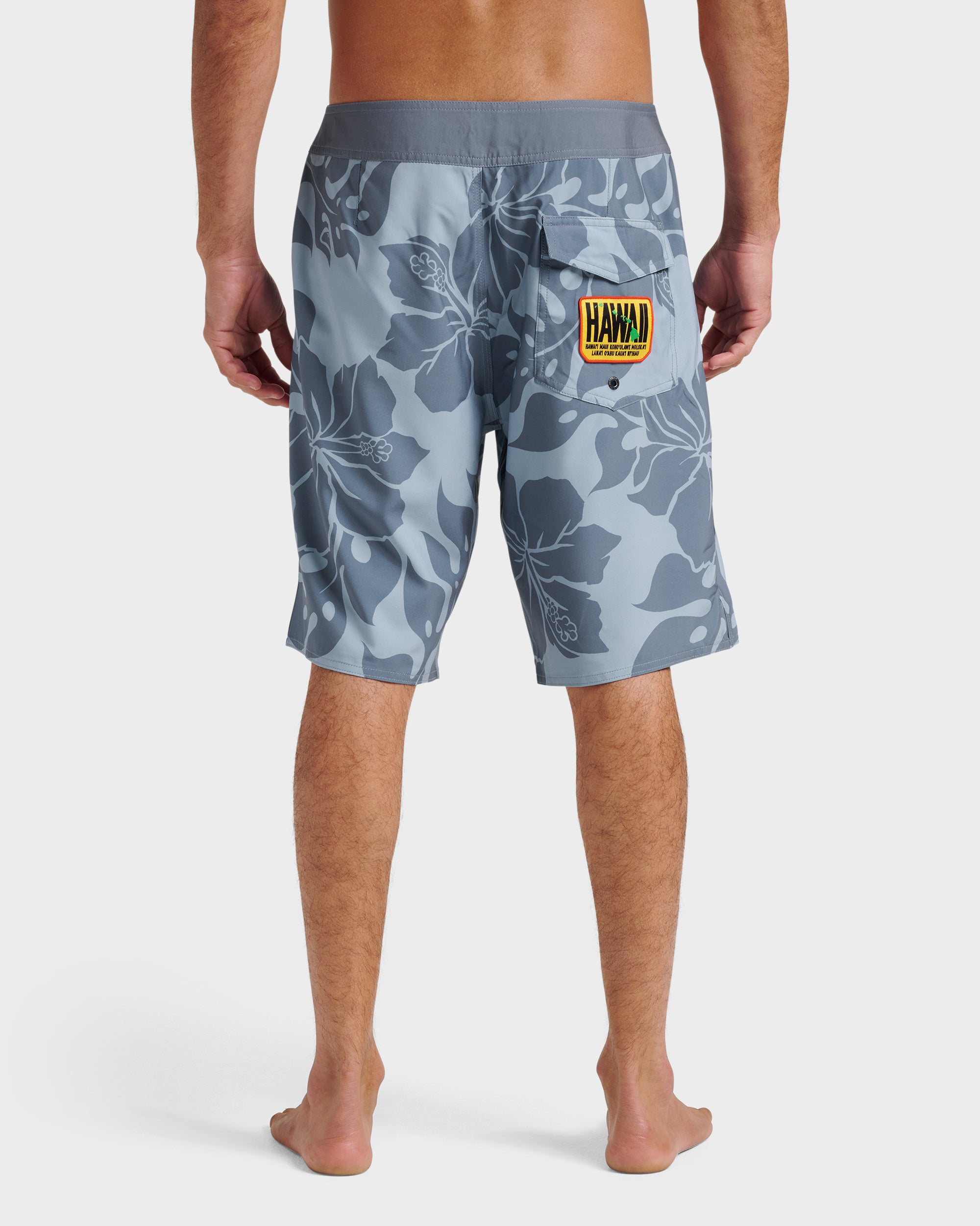 Surfsilk Hi Biscus Straight 20 Boardshorts - China Blue - Image 2