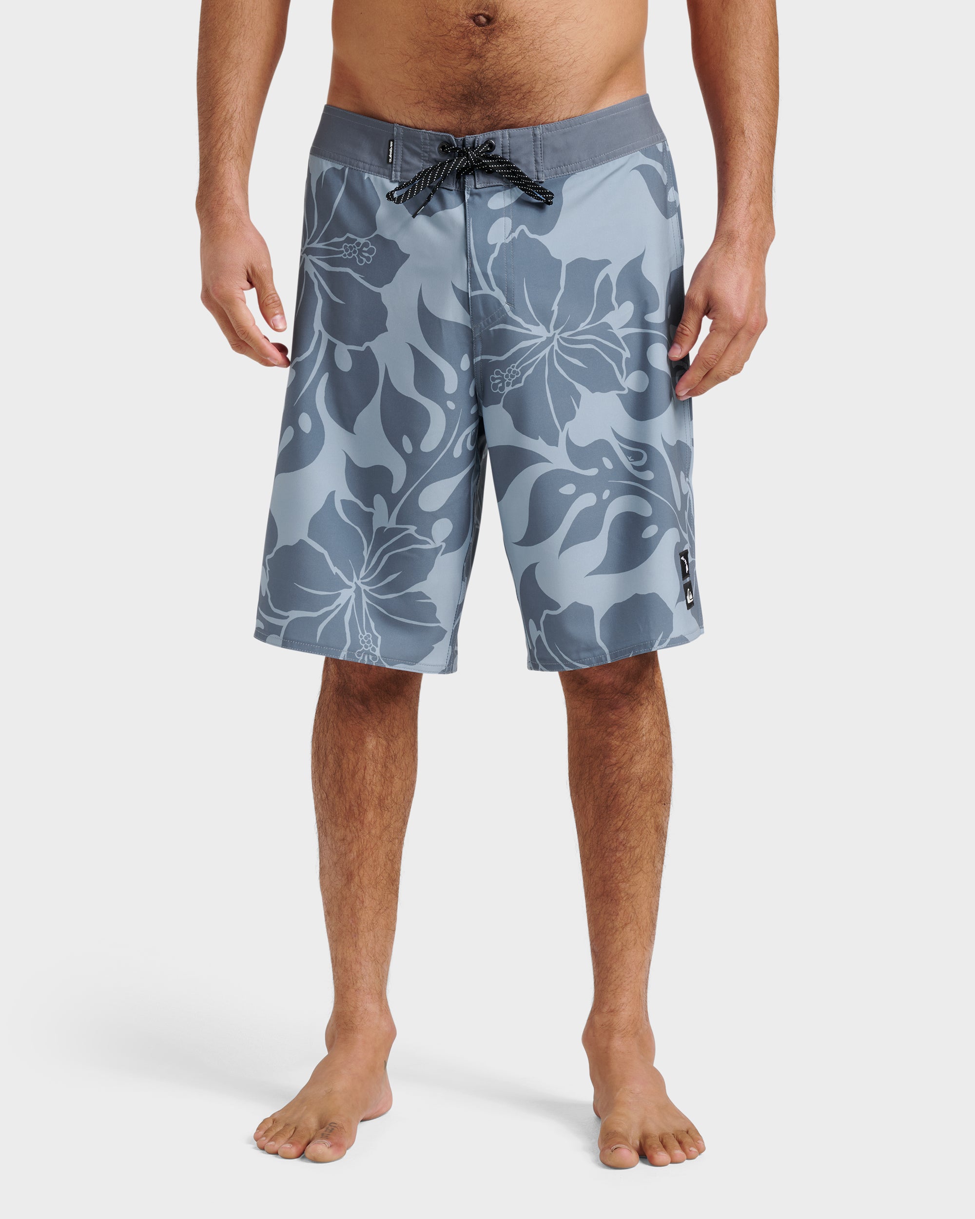 Surfsilk Hi Biscus Straight 20 Boardshorts - China Blue