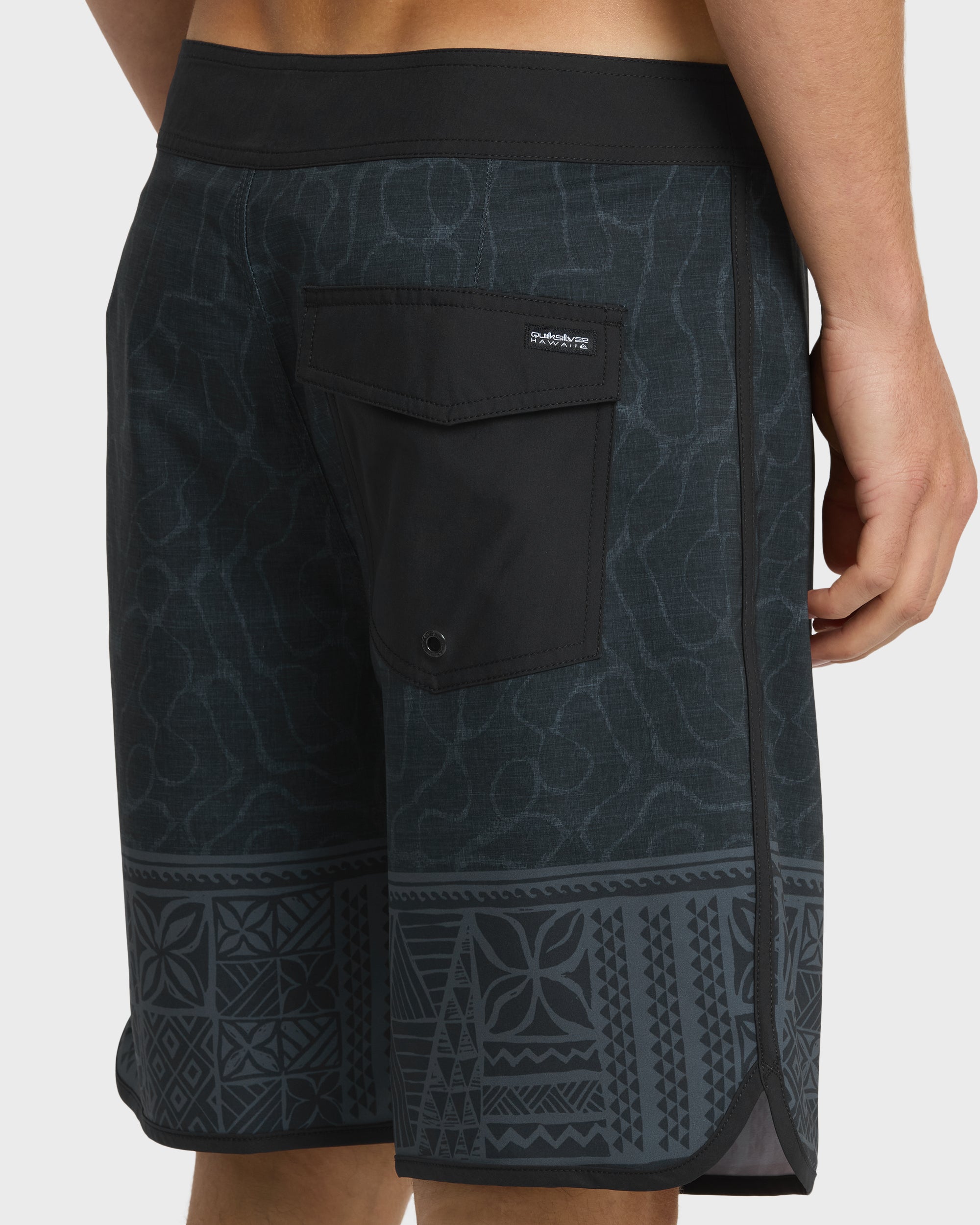 Surfsilk Hi Tribal Scallop 19 Boardshorts - Black - Image 5