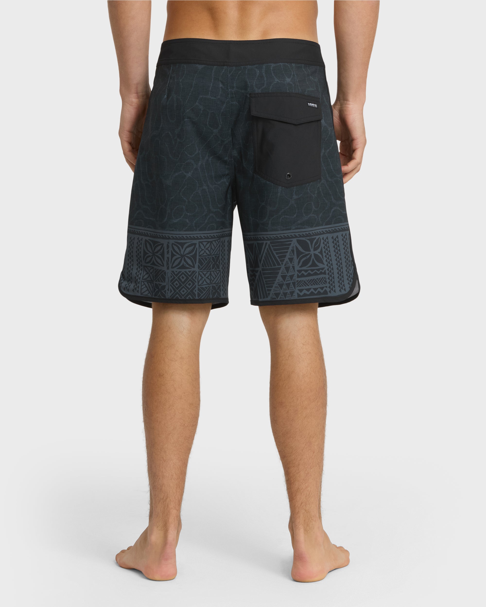 Surfsilk Hi Tribal Scallop 19 Boardshorts - Black - Image 2