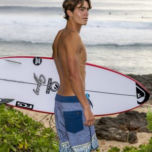 Surfsilk Hi Tribal Scallop 19 Boardshorts - China Blue