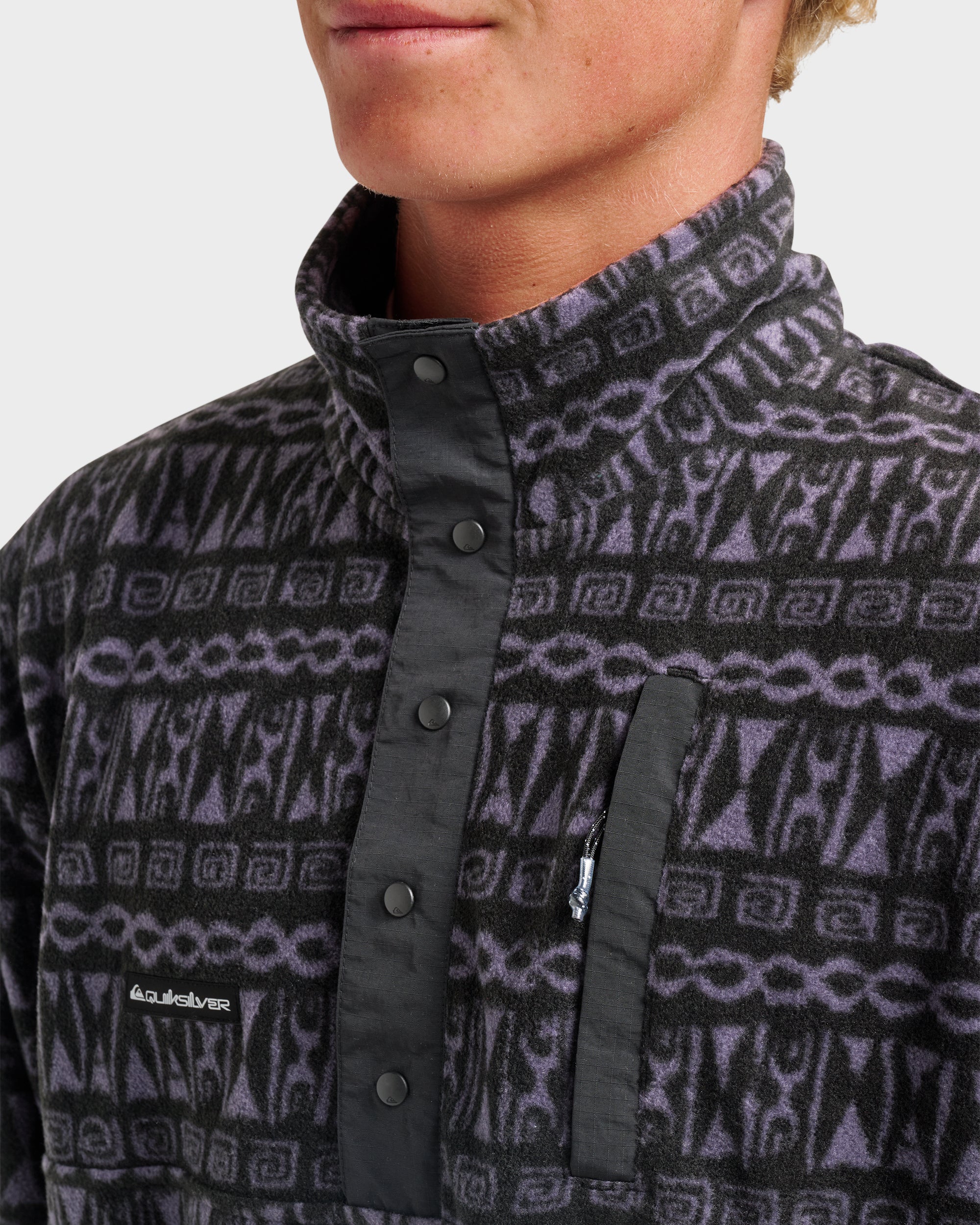 No Destination Technical Pullover Polar Fleece - Graystone - Image 5
