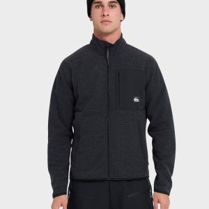 Aker Full Zip Technical Fleece - Black