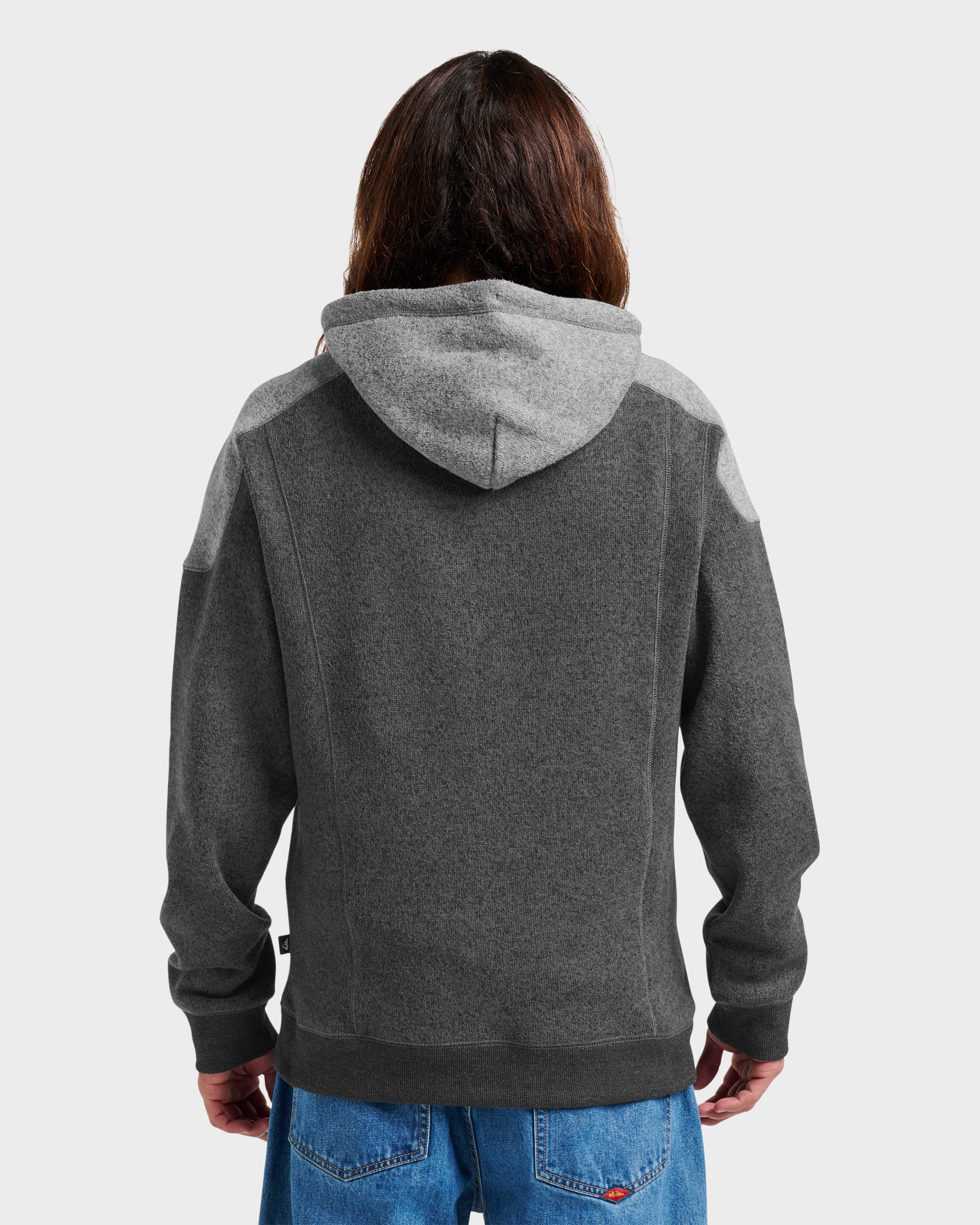 Keller Zip Hoodie - Black Heather - Image 2