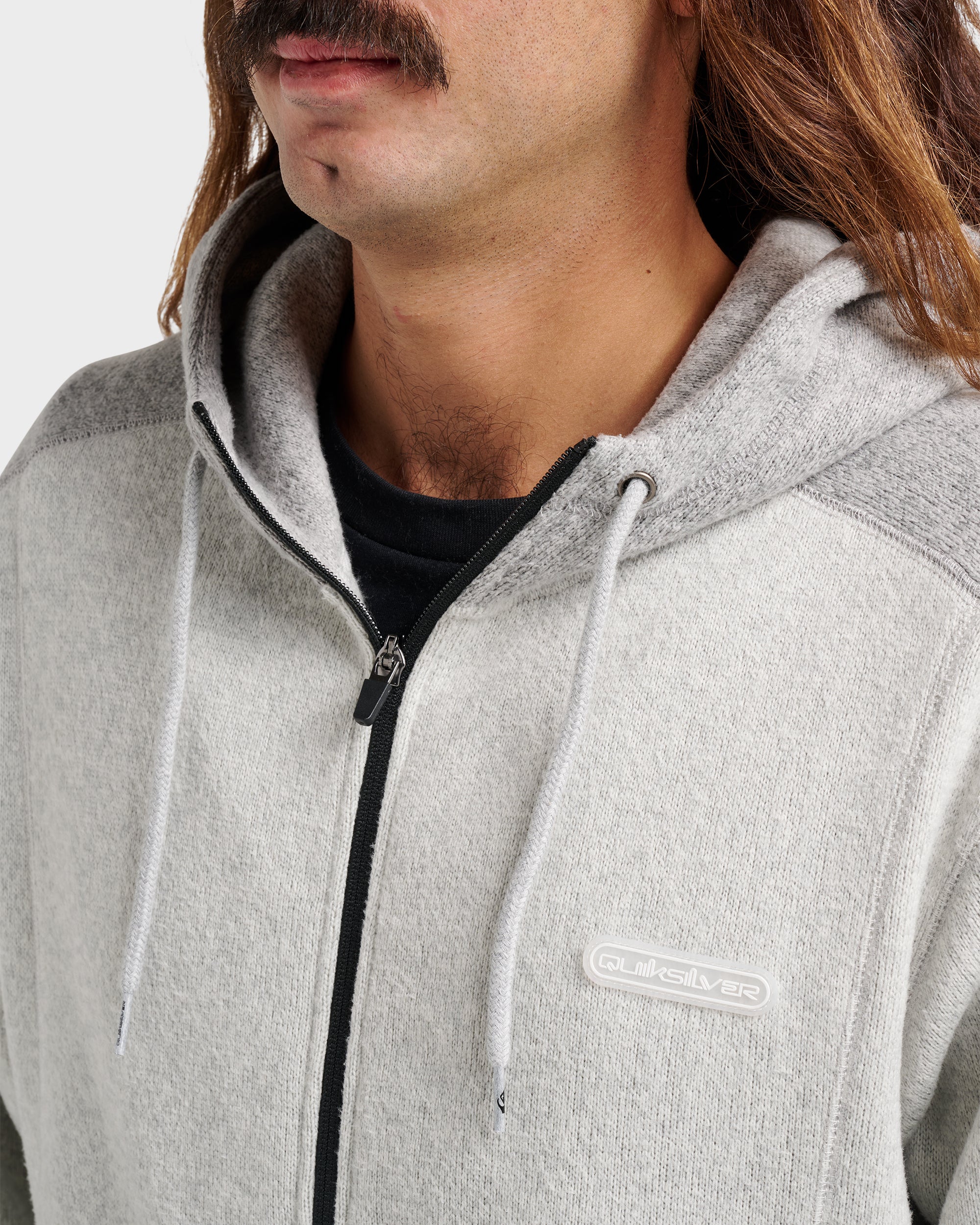 Keller Zip Hoodie - Light Gray Heather - Image 4