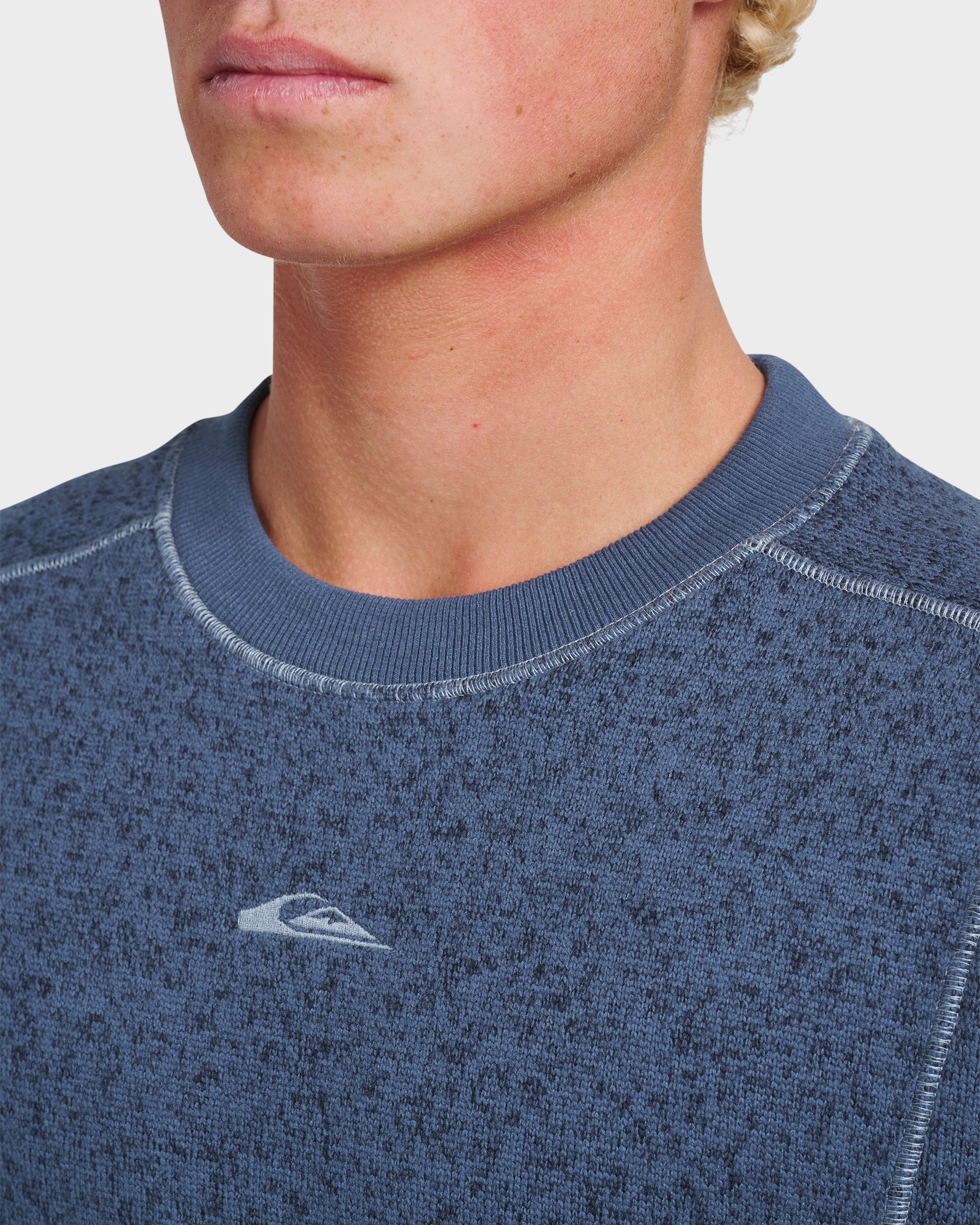 Keller Crewneck Sweatshirt - China Blue Heather - Image 4