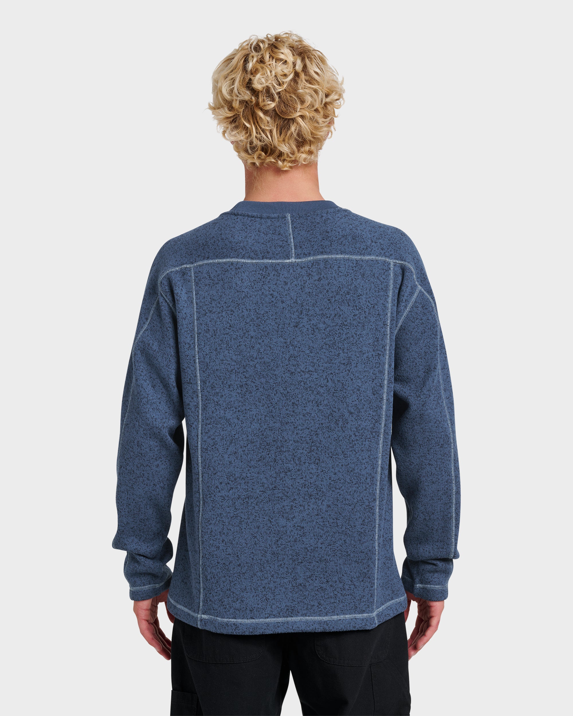 Keller Crewneck Sweatshirt - China Blue Heather - Image 2