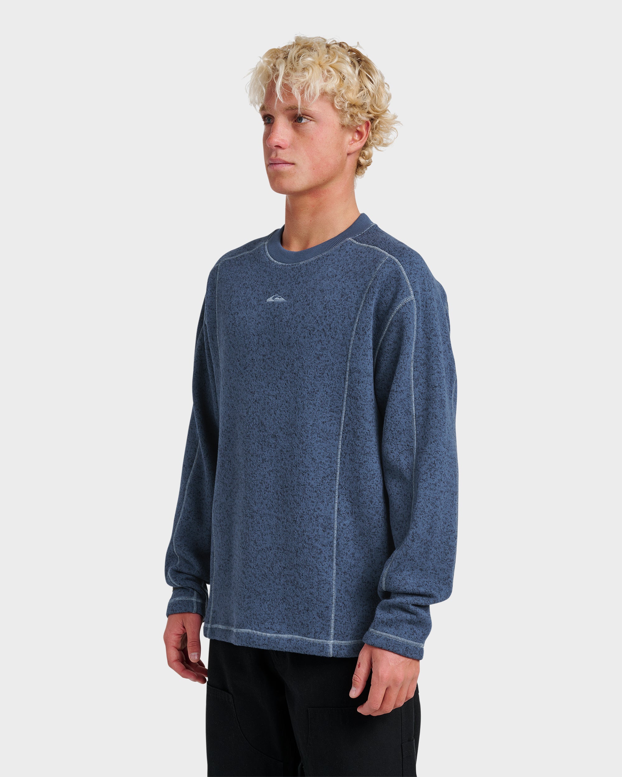 Keller Crewneck Sweatshirt - China Blue Heather - Image 3