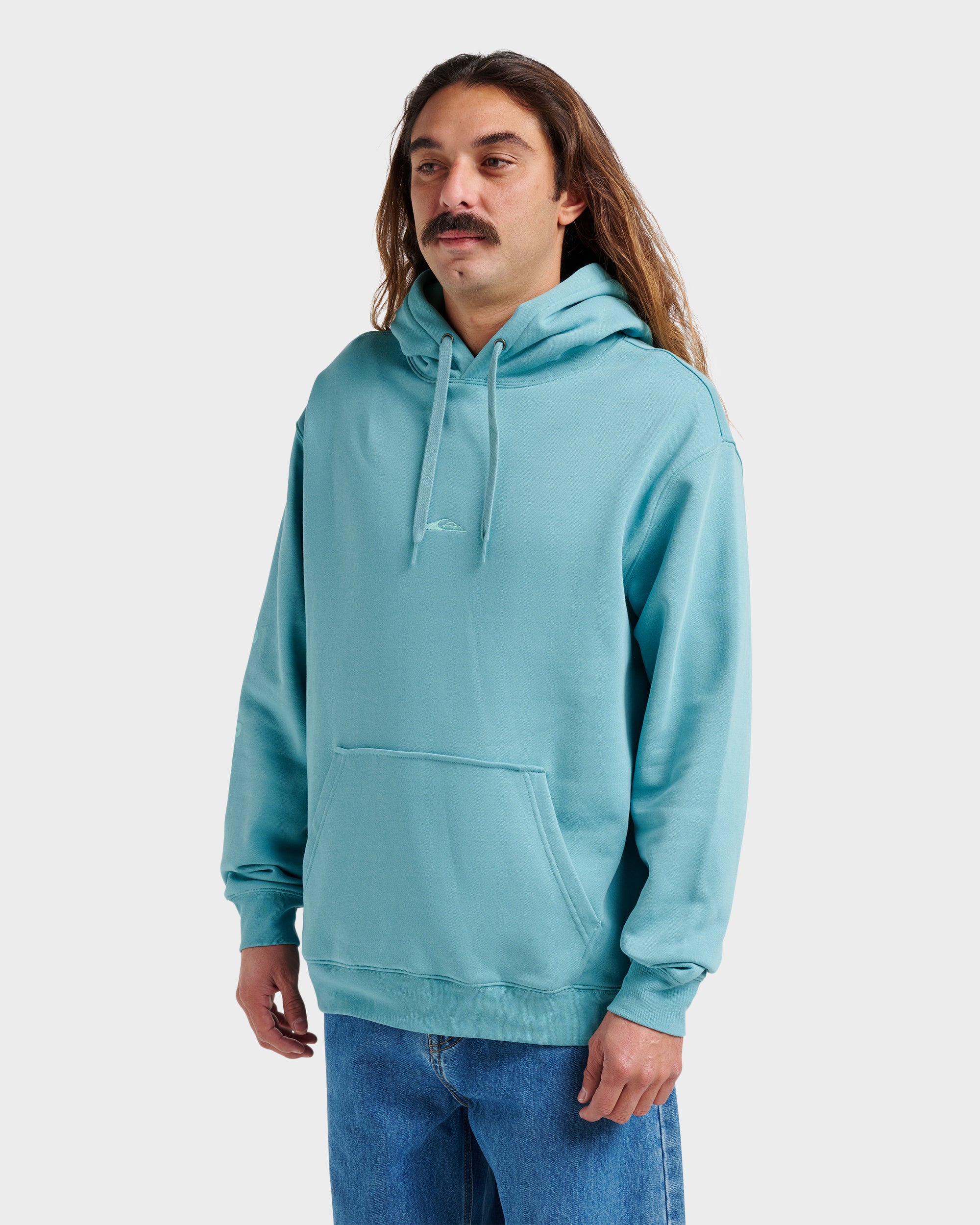Passage Logo Hoodie - Dusty Turquoise - Image 3