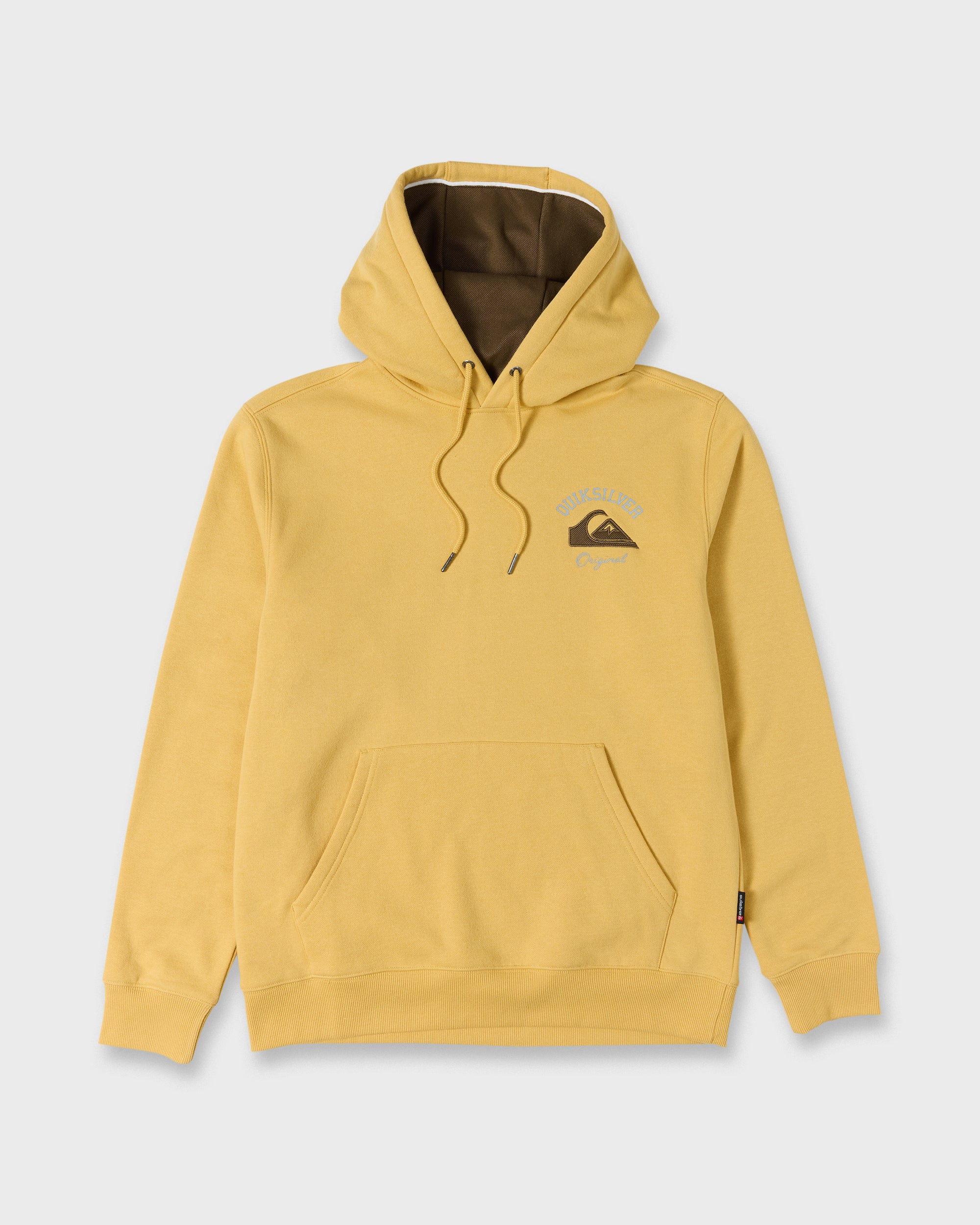 Suede Graphic Pullover Hoodie - Rattan