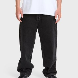 Baggy Denim Pants - Black Wash