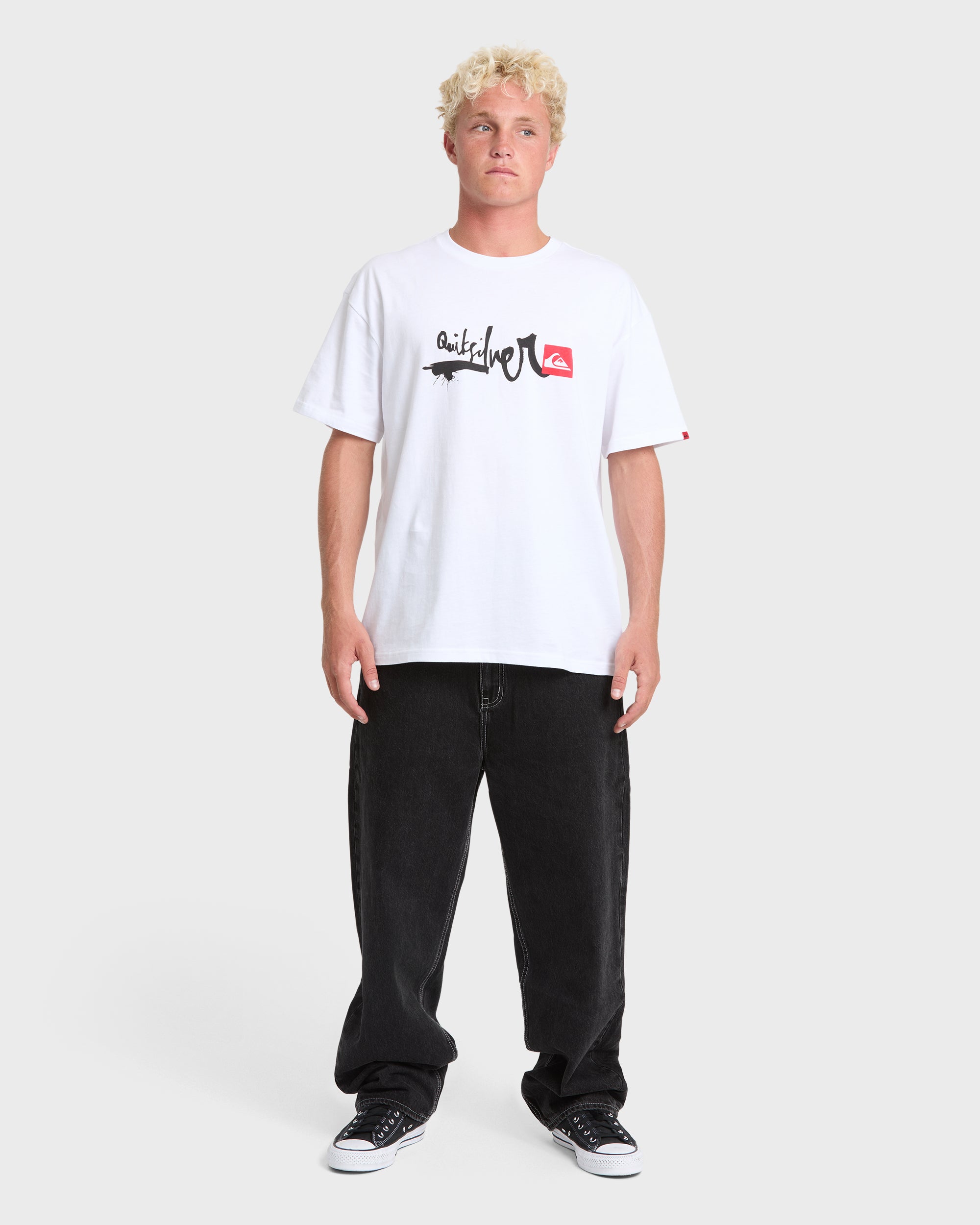 Baggy Denim Pants - Black Wash - Image 5