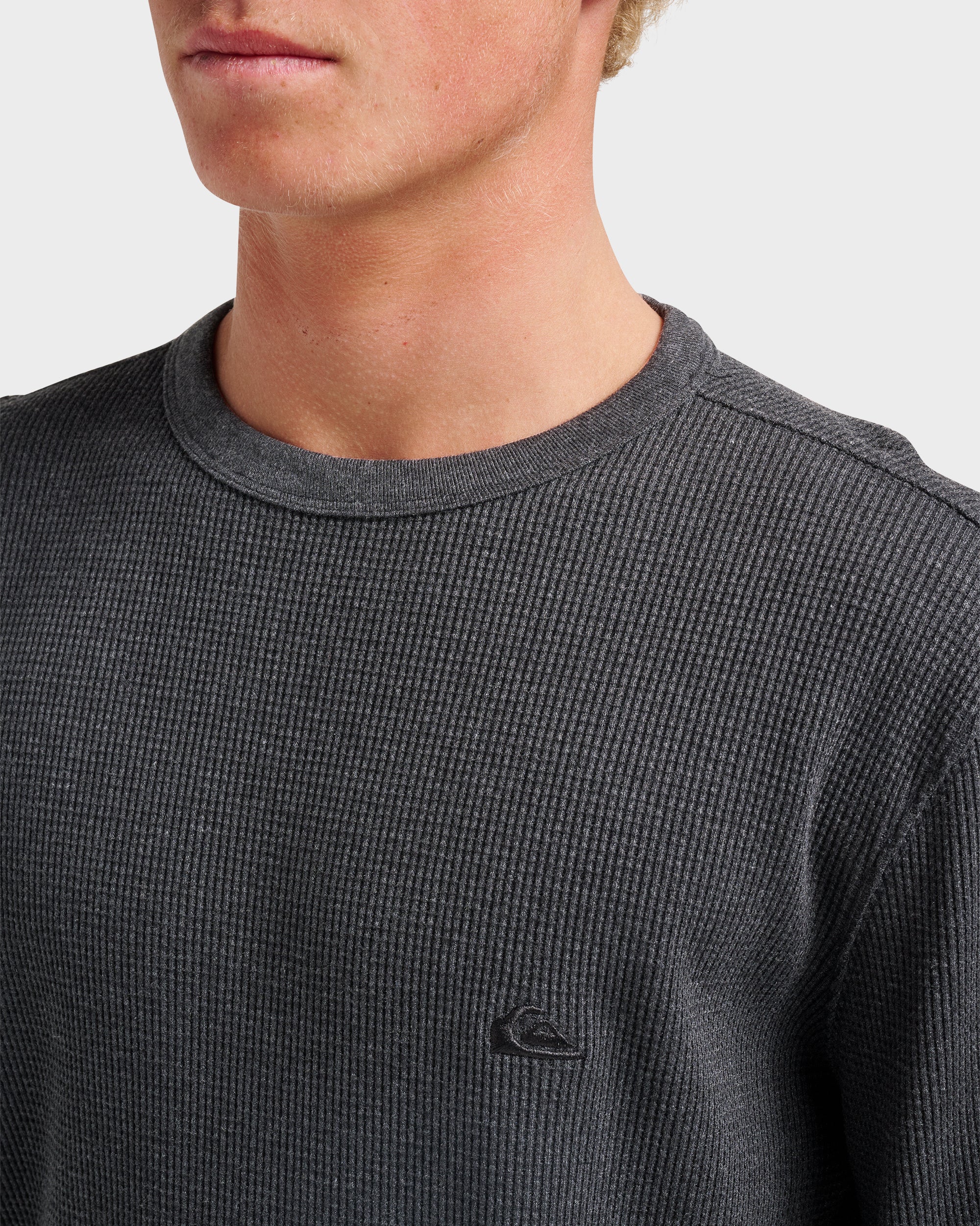 Nelson Long Sleeve Thermal Top - Black - Image 4