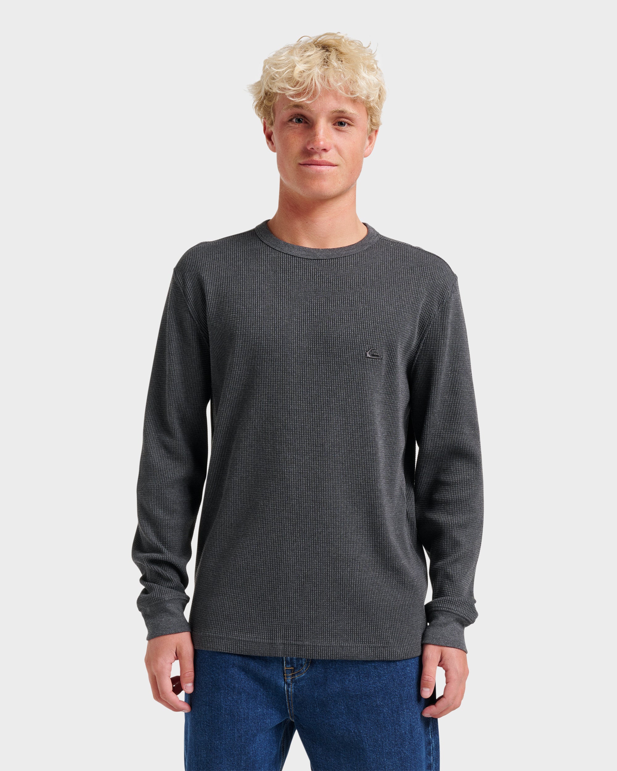 Nelson Long Sleeve Thermal Top - Black