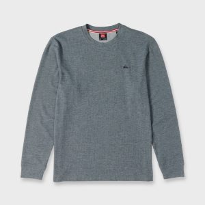 Malvern Long Sleeve Soft Touch Crewneck Sweatshirt - Anthracite