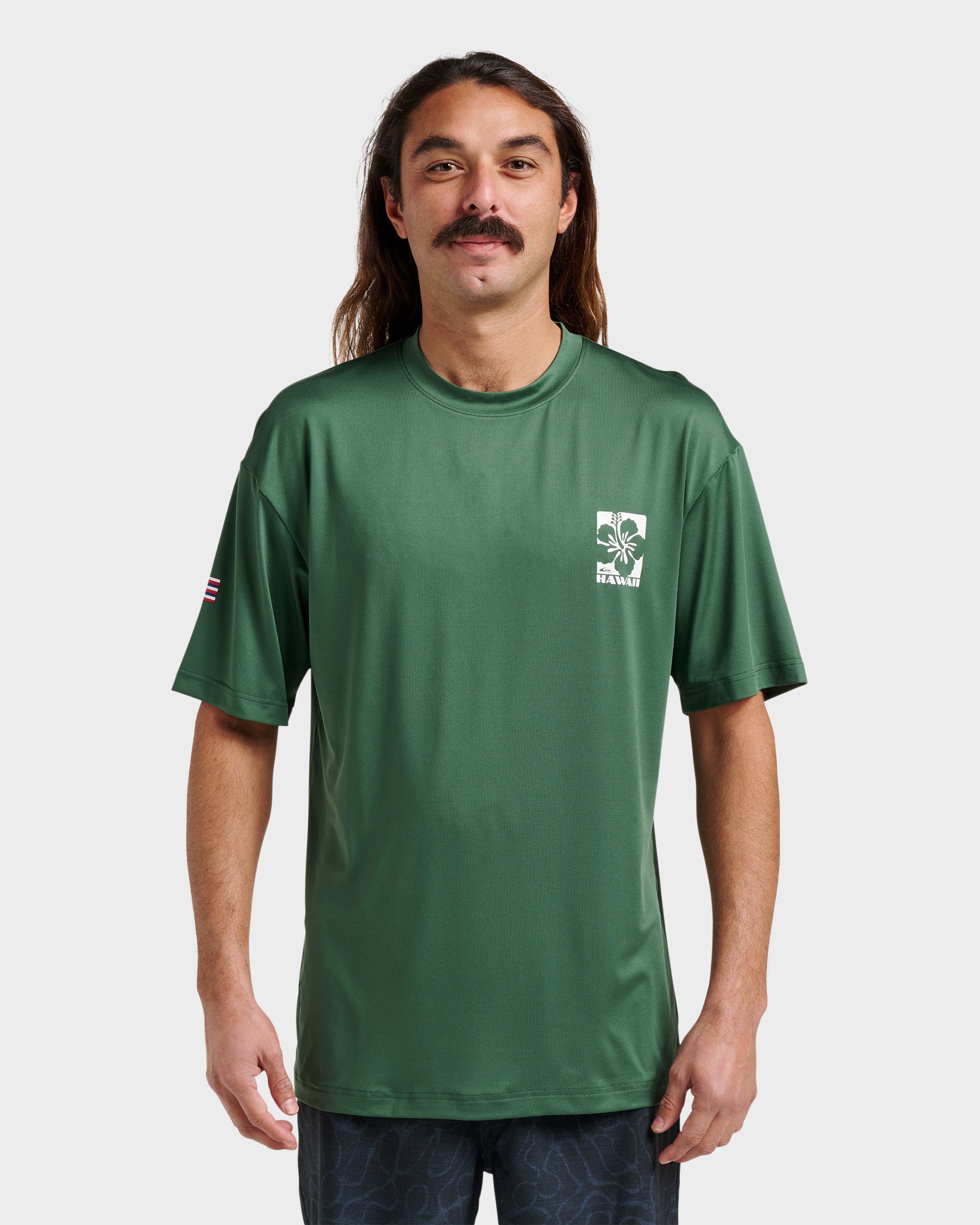 Hi Surf Tee Short Sleeve - Trekking Green - Image 2