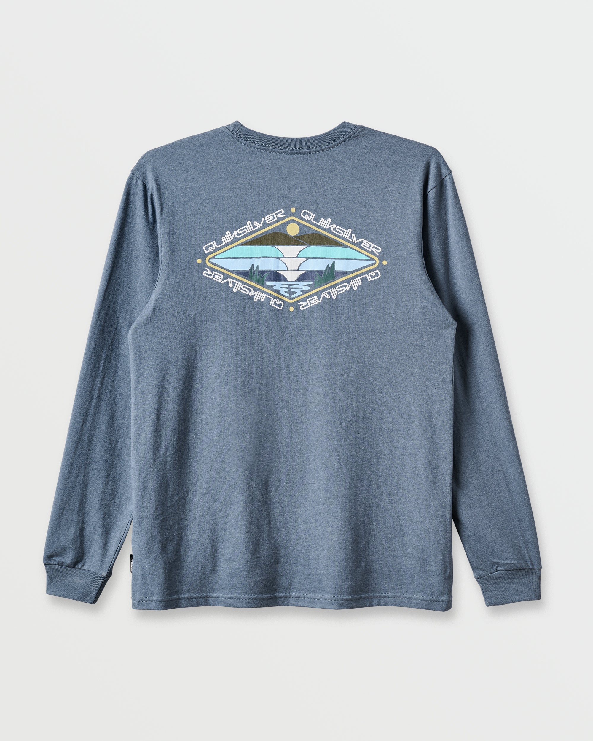 Peak Day Long Sleeve T-shirt - China Blue Heather - Image 6