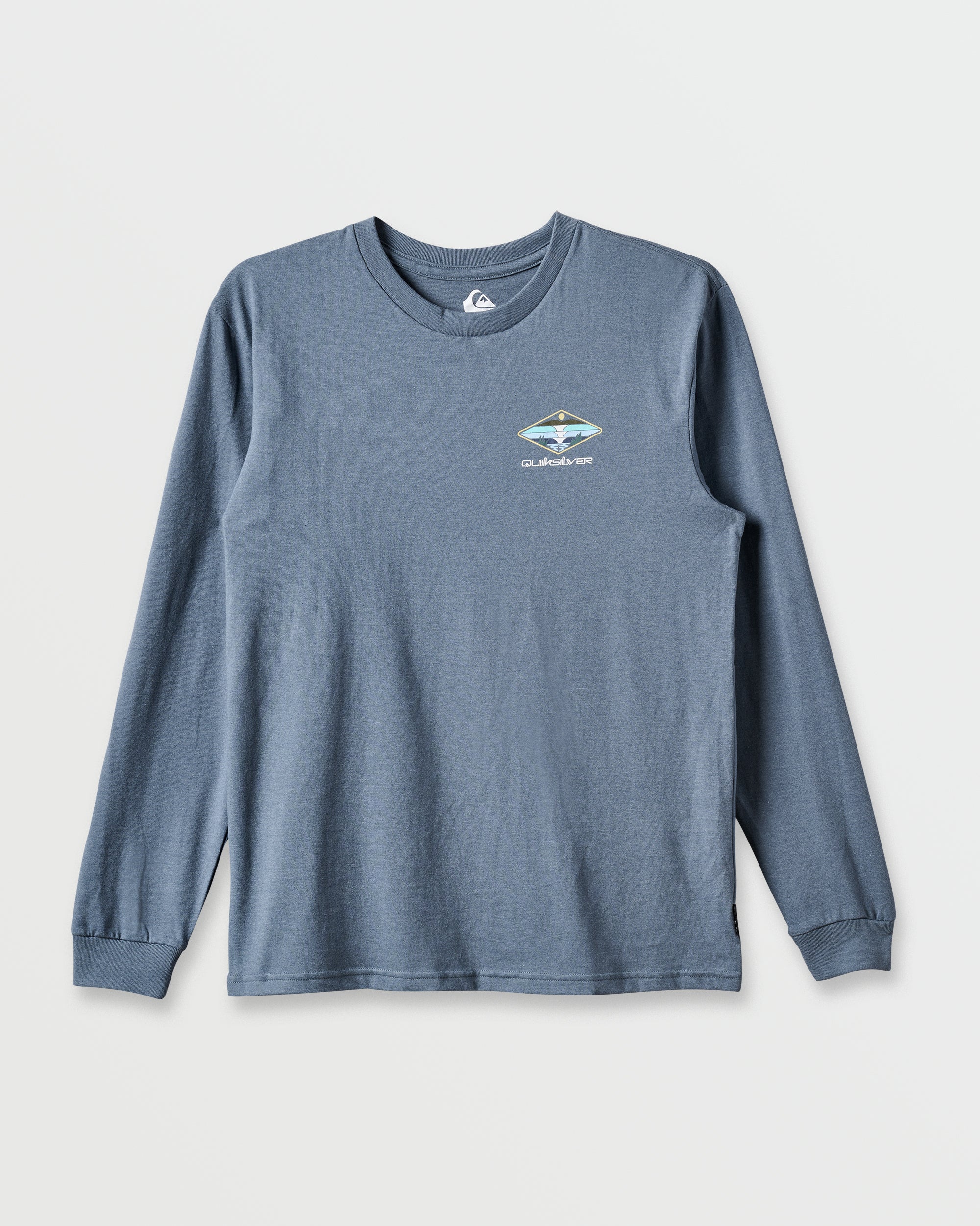Peak Day Long Sleeve T-shirt - China Blue Heather - Image 5