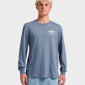 Peak Day Long Sleeve T-shirt - China Blue Heather