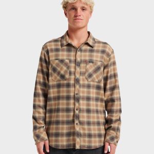 Terrace Stretch Flannel Shirt - Almond