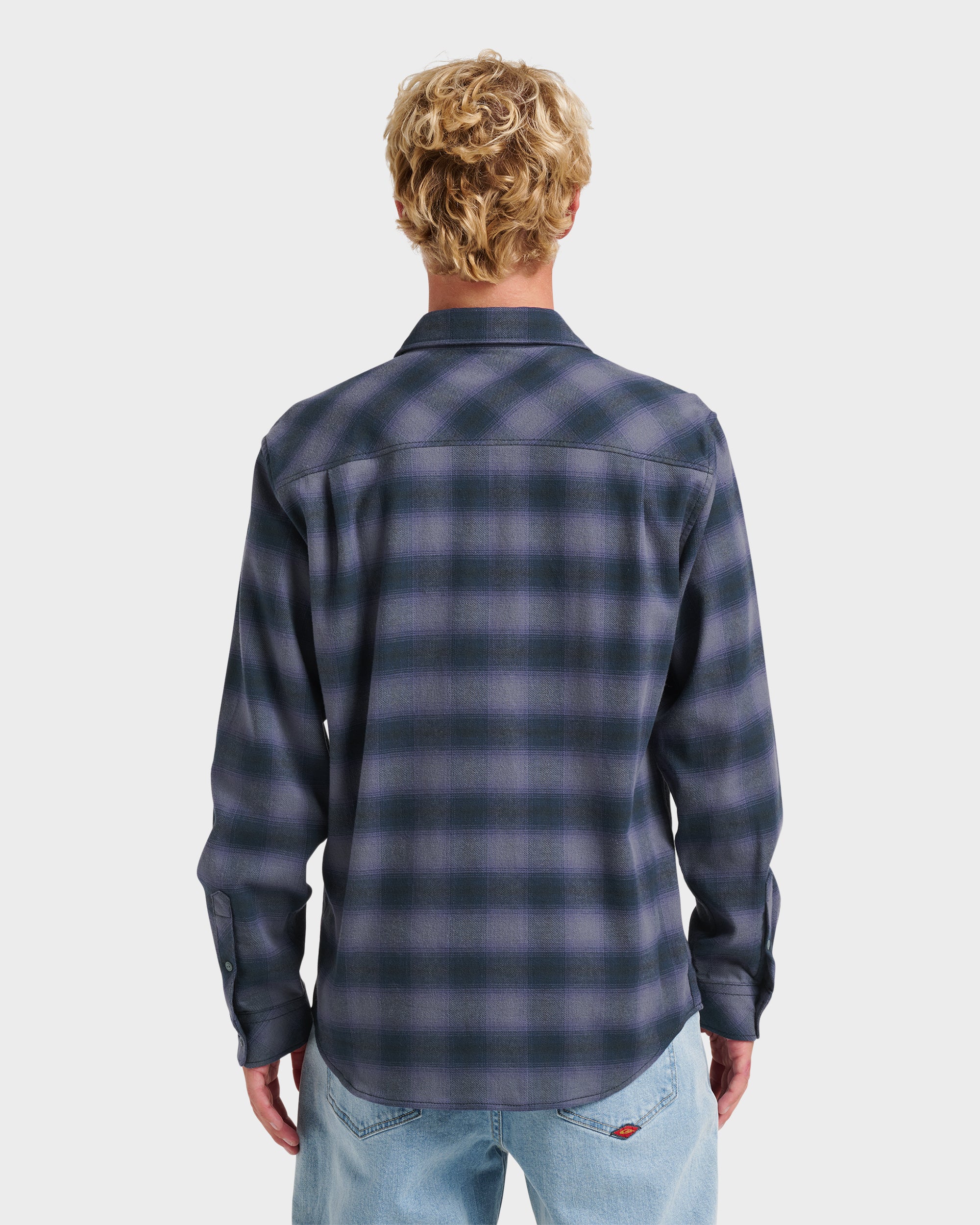 Terrace Stretch Flannel Shirt - Phantom - Image 2