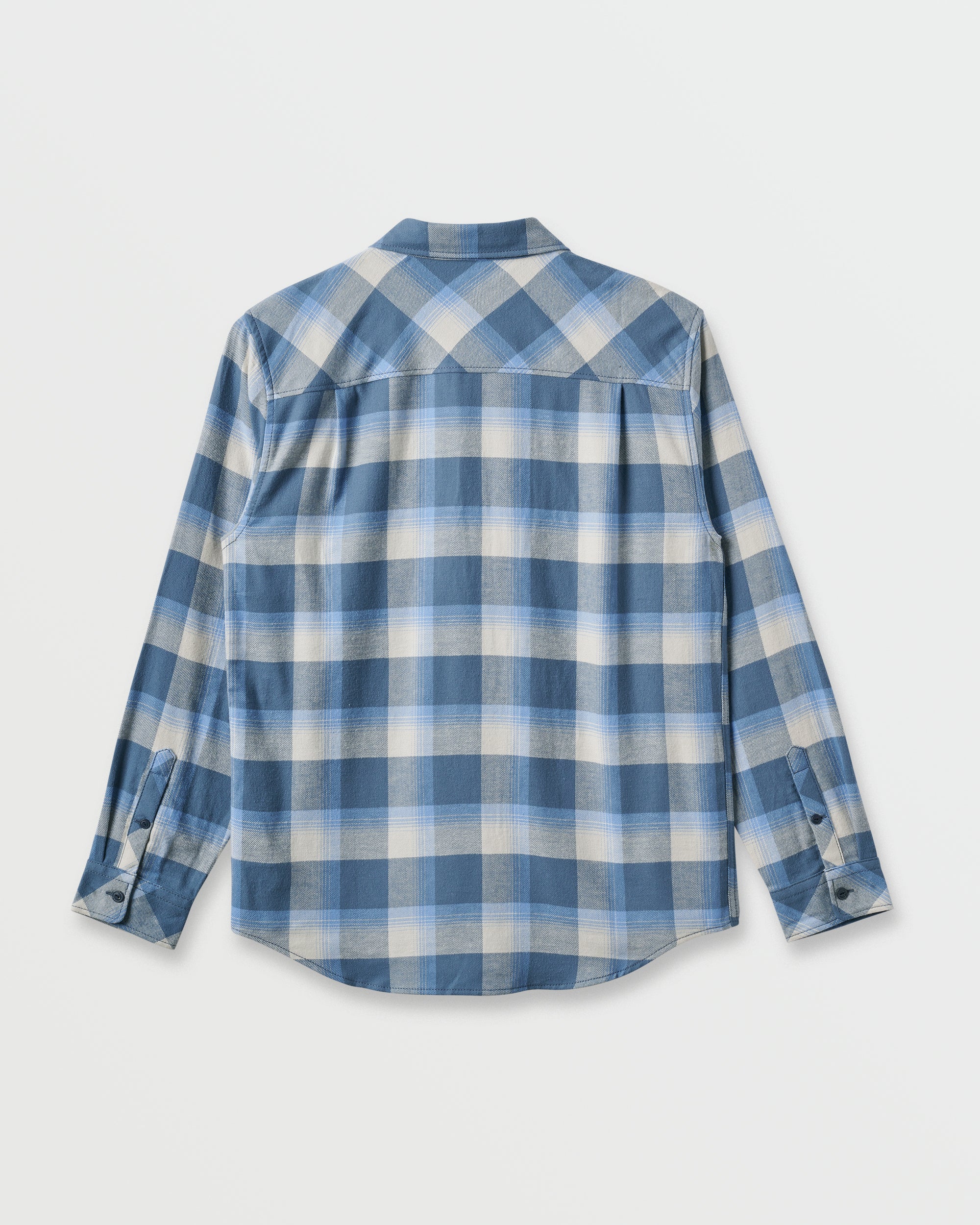 Penmar Check Flannel Shirt - China Blue - Image 6