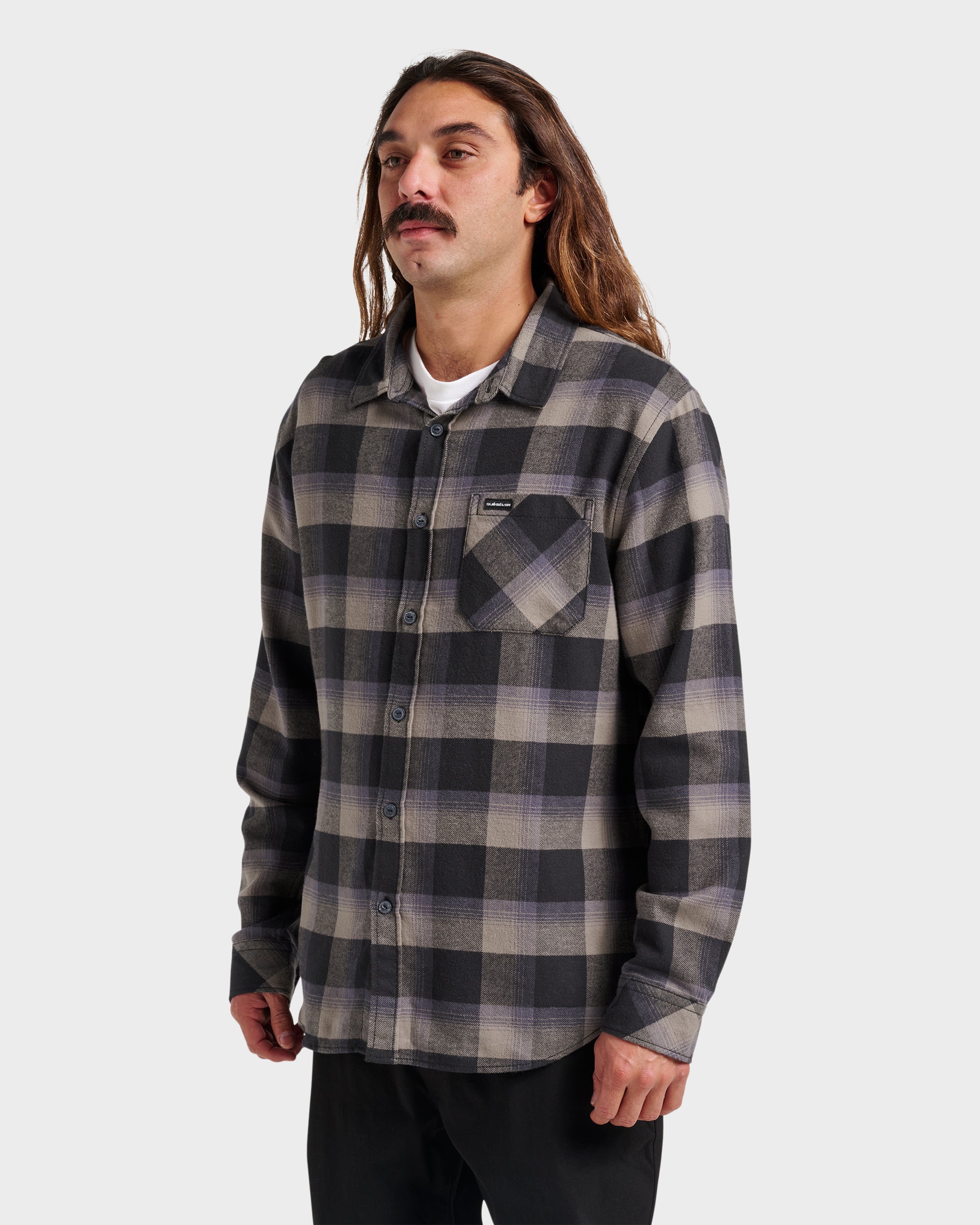 Penmar Check Flannel Shirt - Phantom - Image 3